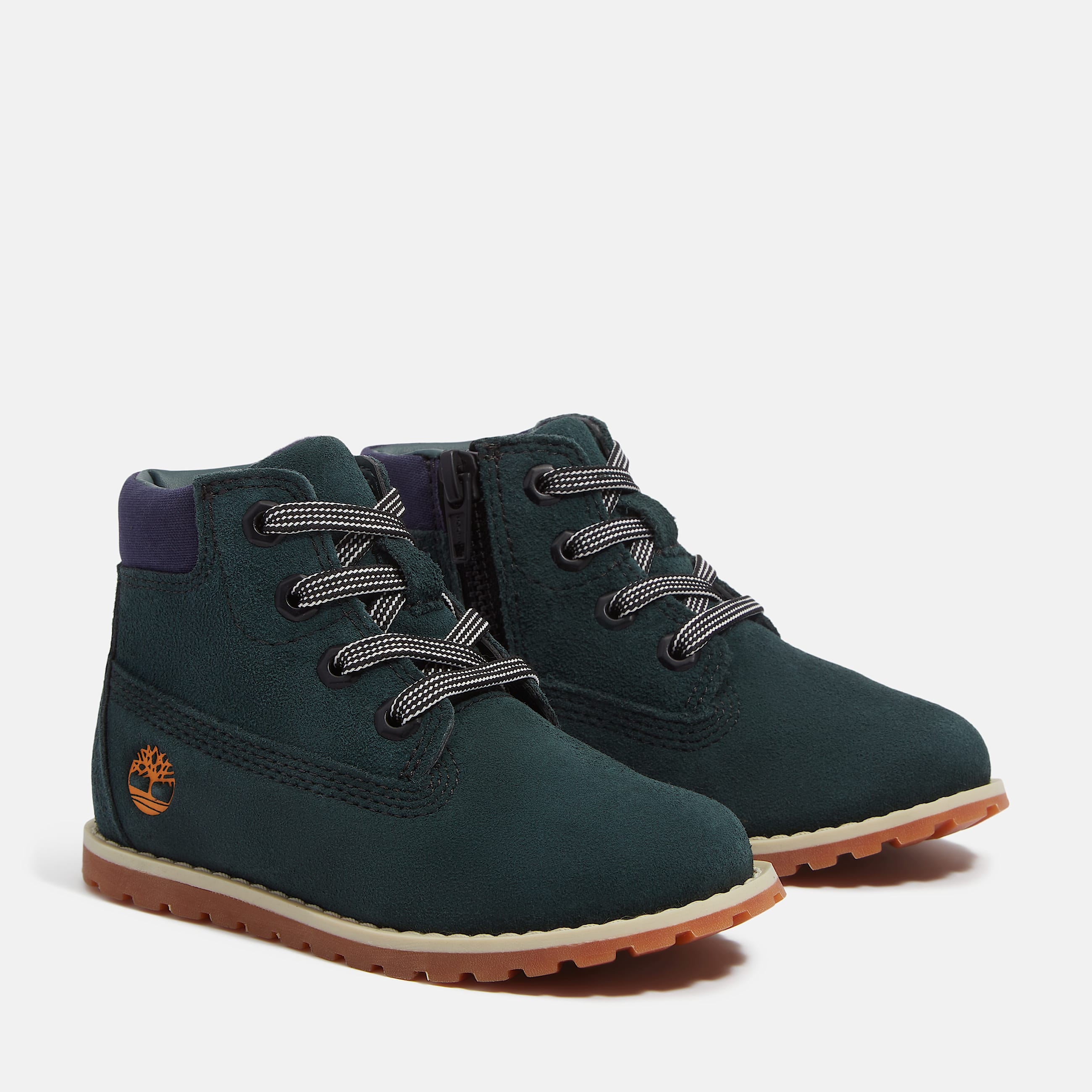 Toddler Pokey Pine Boot TBL Dark Green Suede ALT4