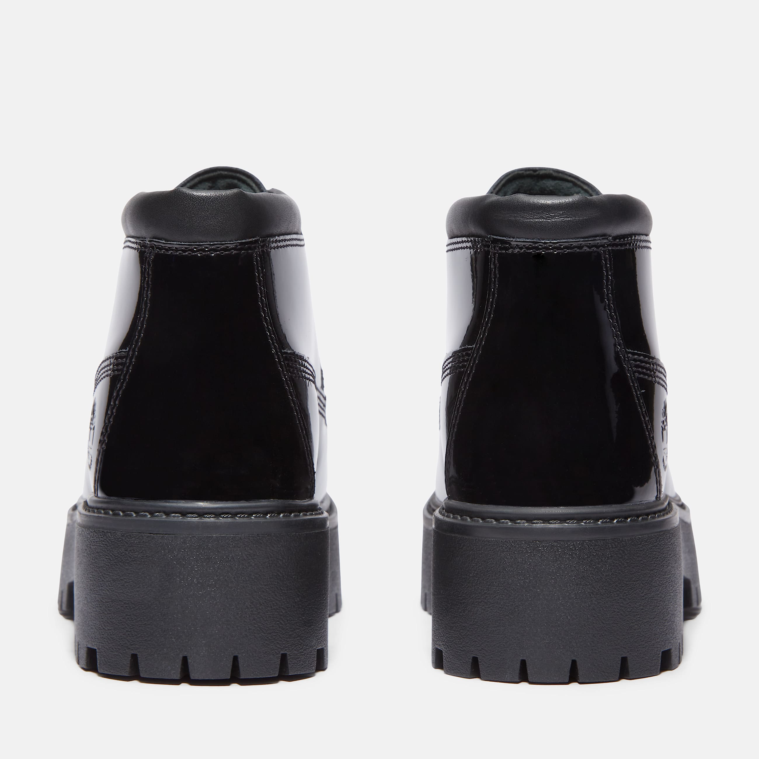 Womens Patent Leather Stone Street Platform Chukka TBL Black Patent Leather ALT5