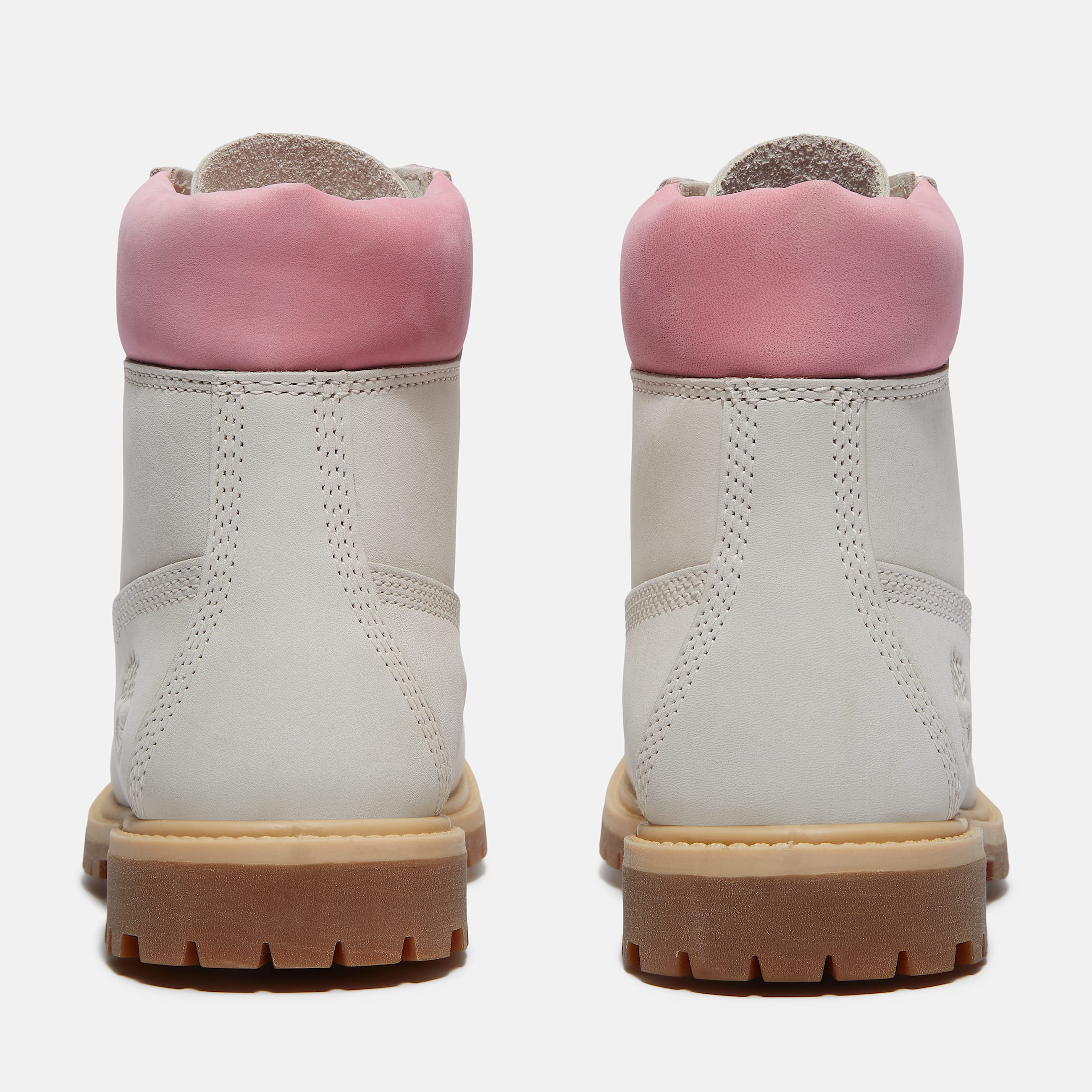 Womens Timberland Premium 6Inch Waterproof Boot TBL Natural NubuckPink ALT5