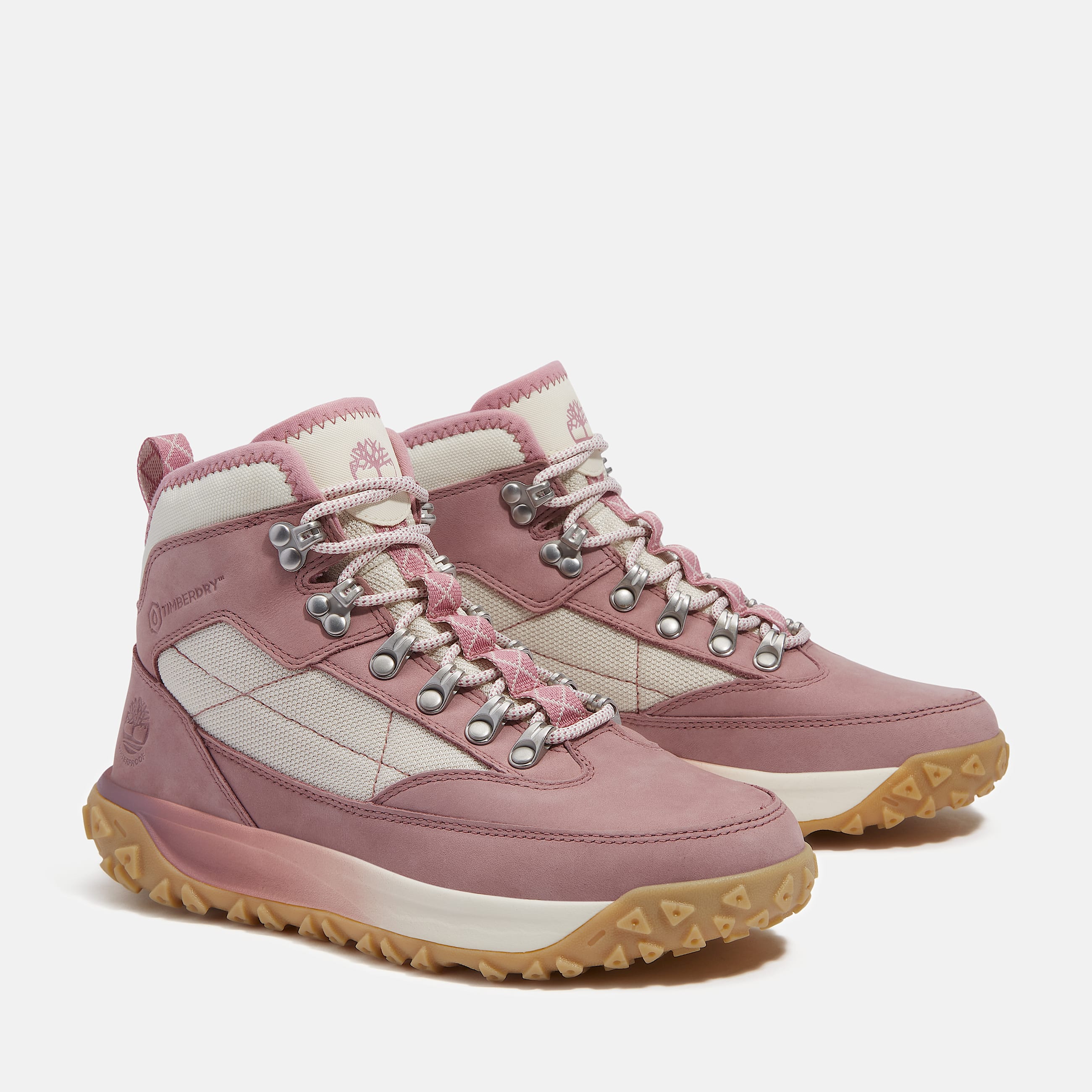 Womens GreenStride Motion 6 Waterproof Sneaker TBL Medium Pink Nubuck ALT4