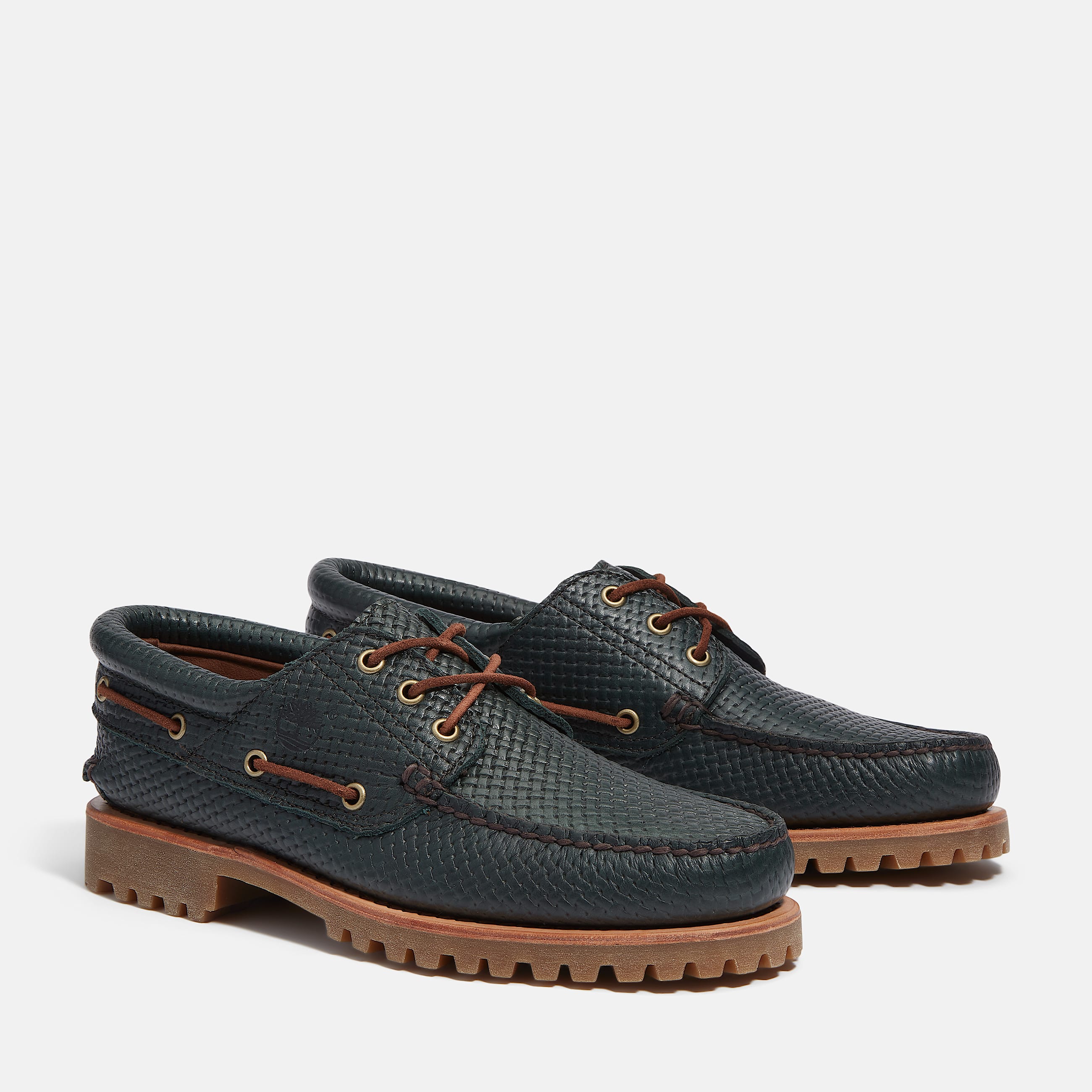 Men's Timberland® Authentic 3-Eye Lug Handsewn Boat Shoe