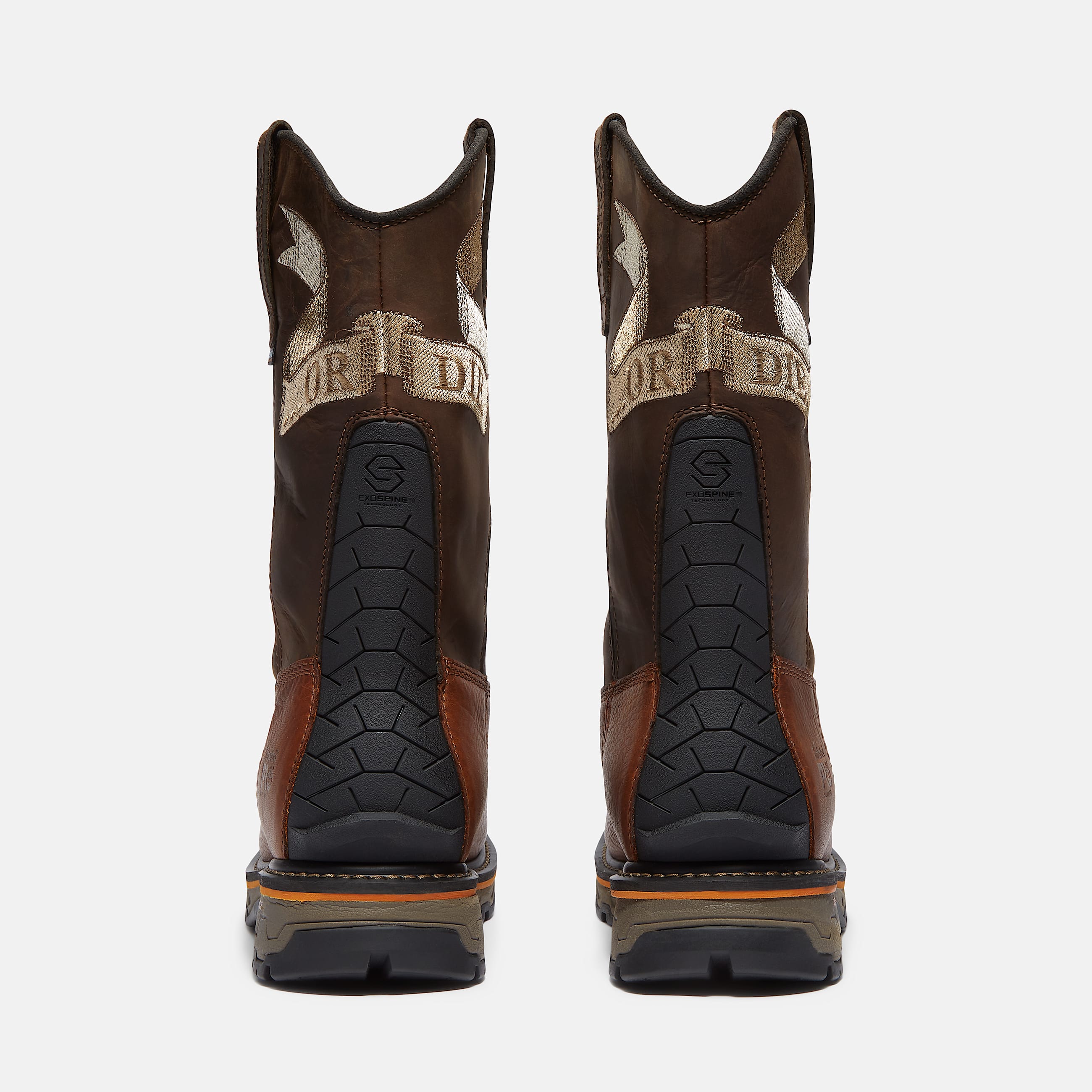 Botas de trabajo True Grit Live Free or Die PullOn Waterproof para hombre con puntera blanda TBL Marrn medio grano completo ALT5