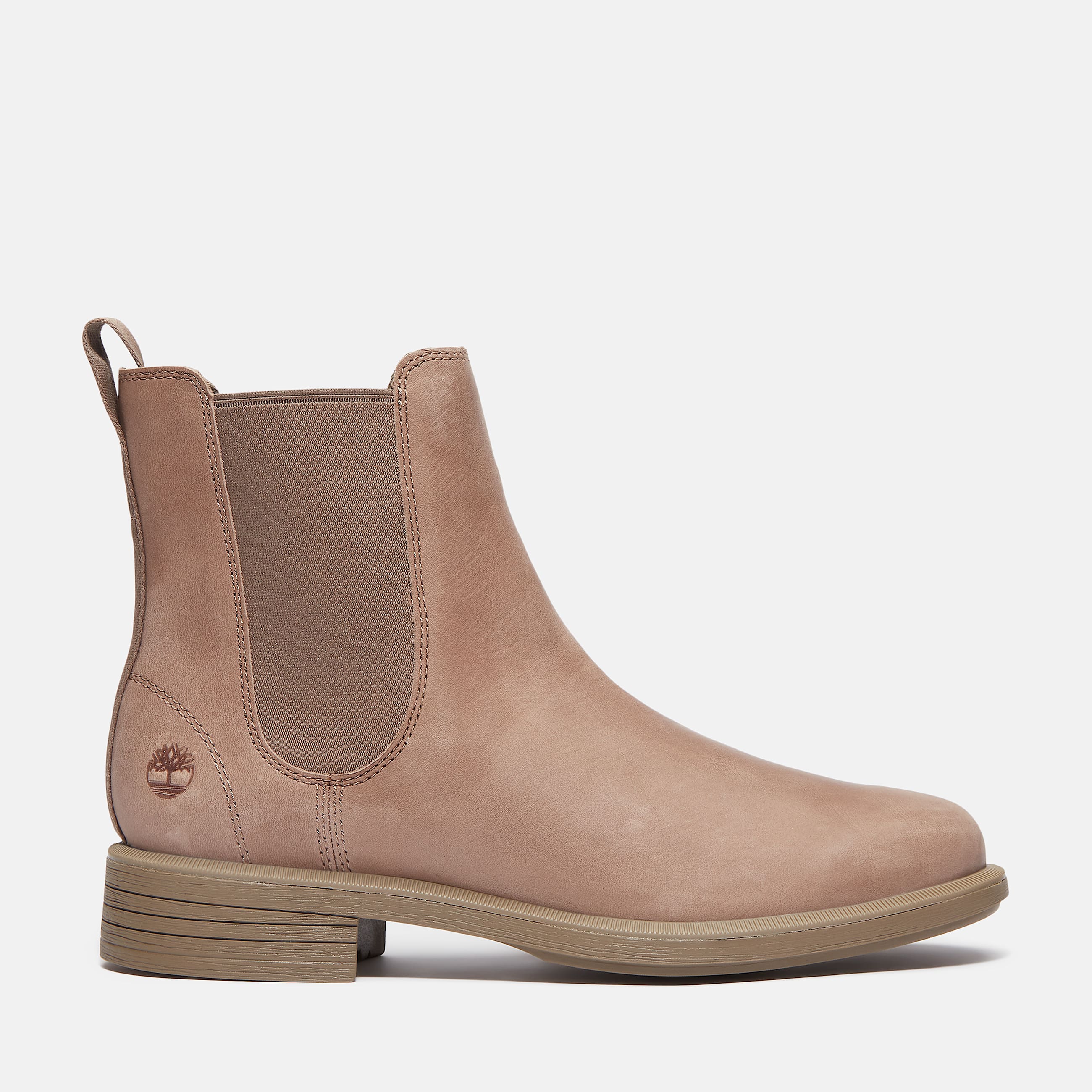 Womens Verona Square Chelsea Boot TBL Taupe FullGrain HERO