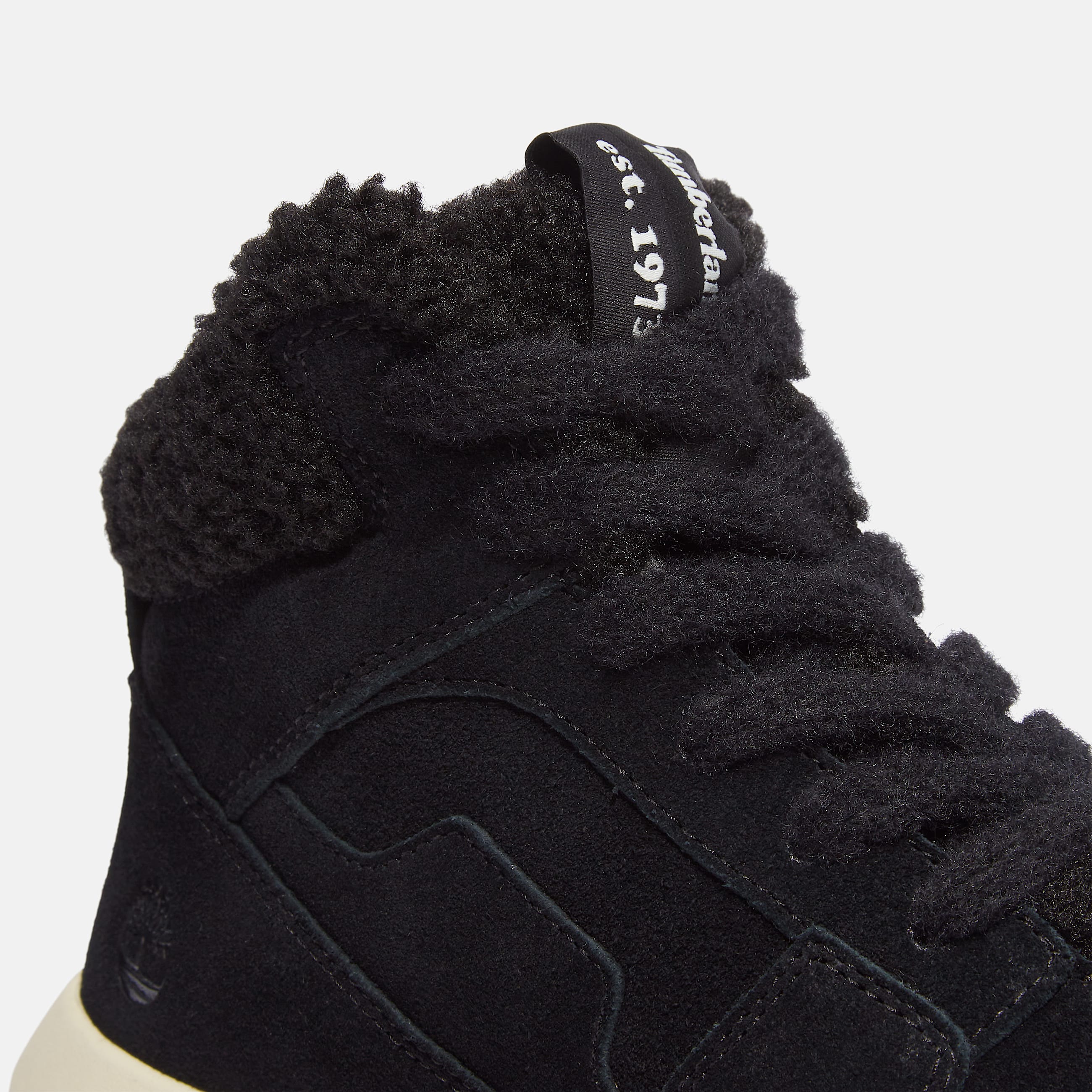 Womens Retro Swift HighTop Sneaker TBL Black Suede ALT7