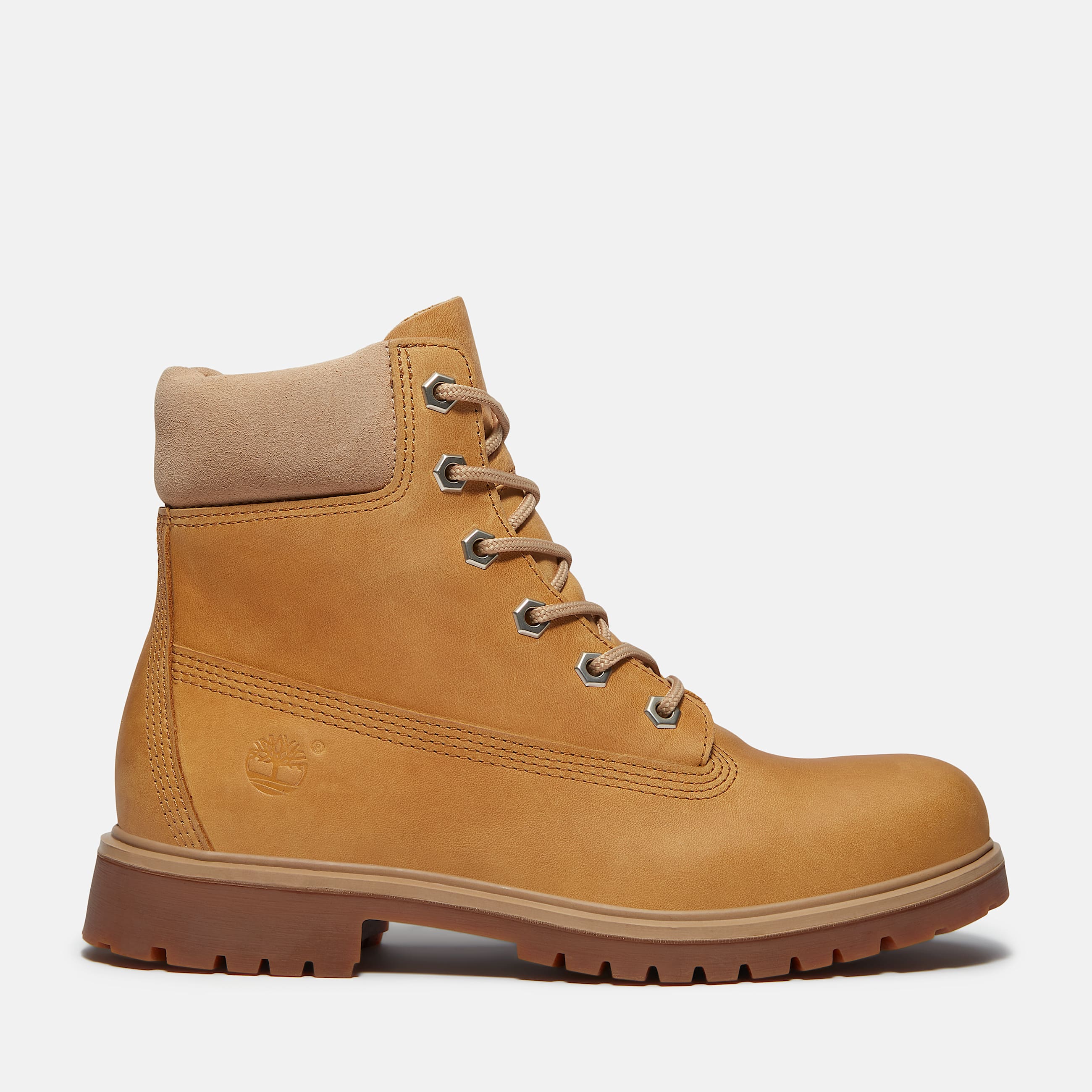 Womens Timberland 25 6Inch Waterproof Boot TBL Wheat FullGrain HERO
