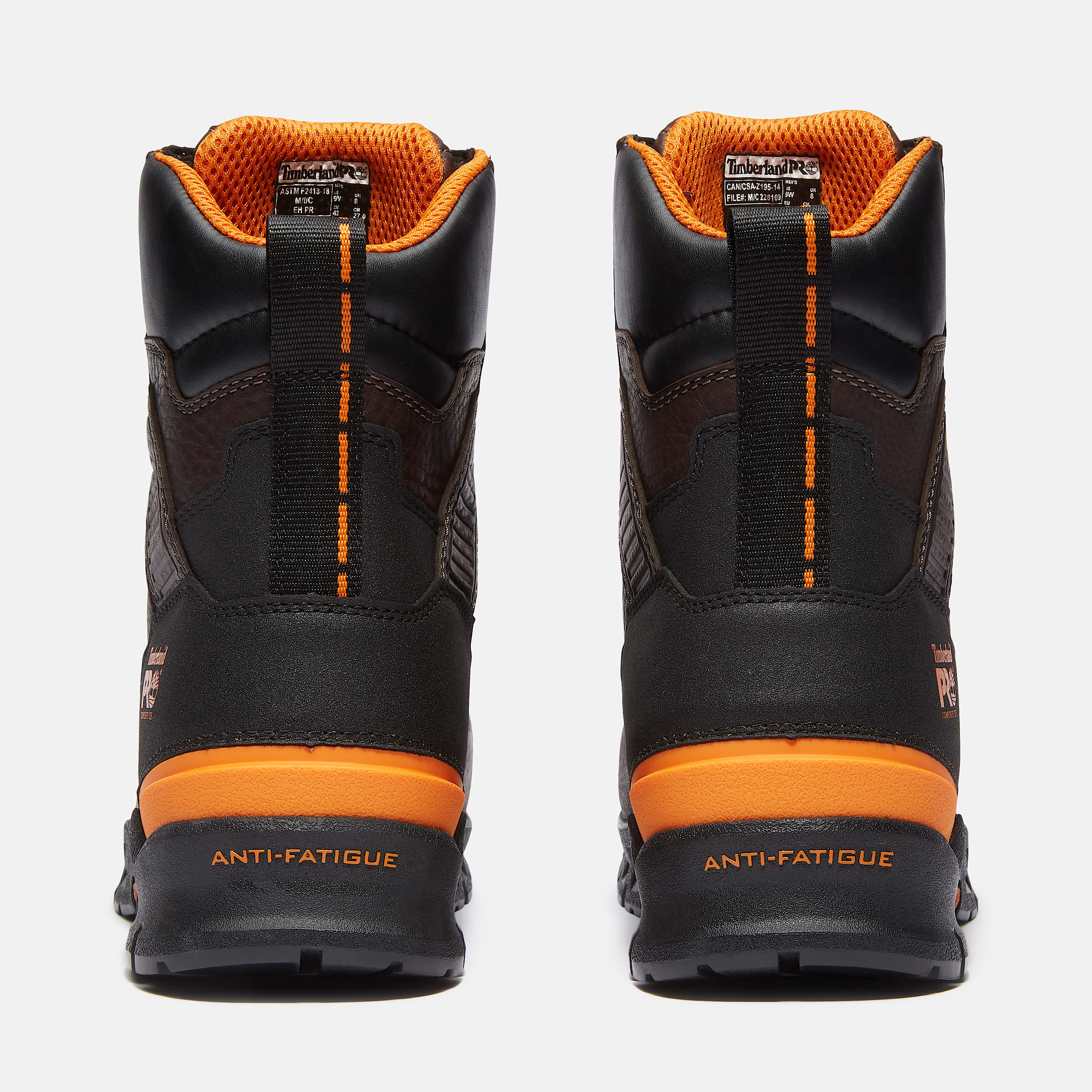 Botas de trabajo Endurance EV CSA de 8 con puntera compuesta para hombre TBL Marrn oscuro de grano completo ALT5