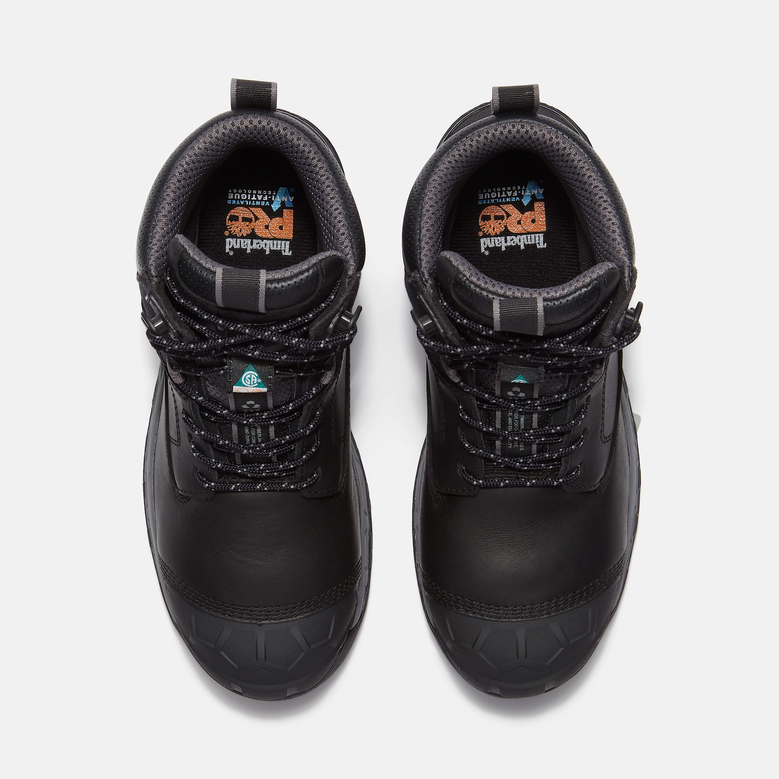 Mens Boondock Ultralight CSA 6 Composite Toe Waterproof Work Boot TBL Black FullGrainGrey ALT2