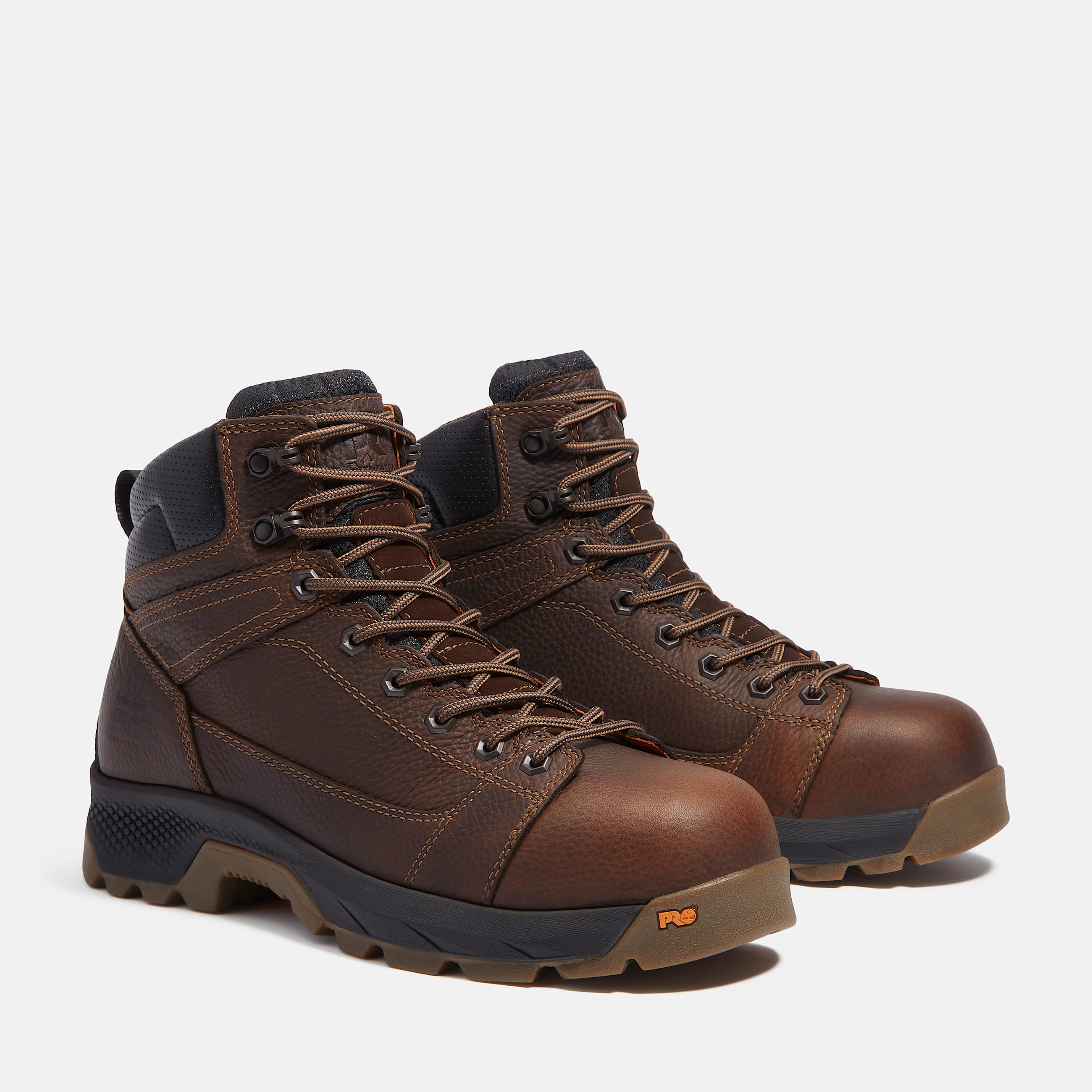 Botas de trabajo para hombre TiTAN EV con puntera compuesta TBL Marrn oscuro de grano completo ALT4