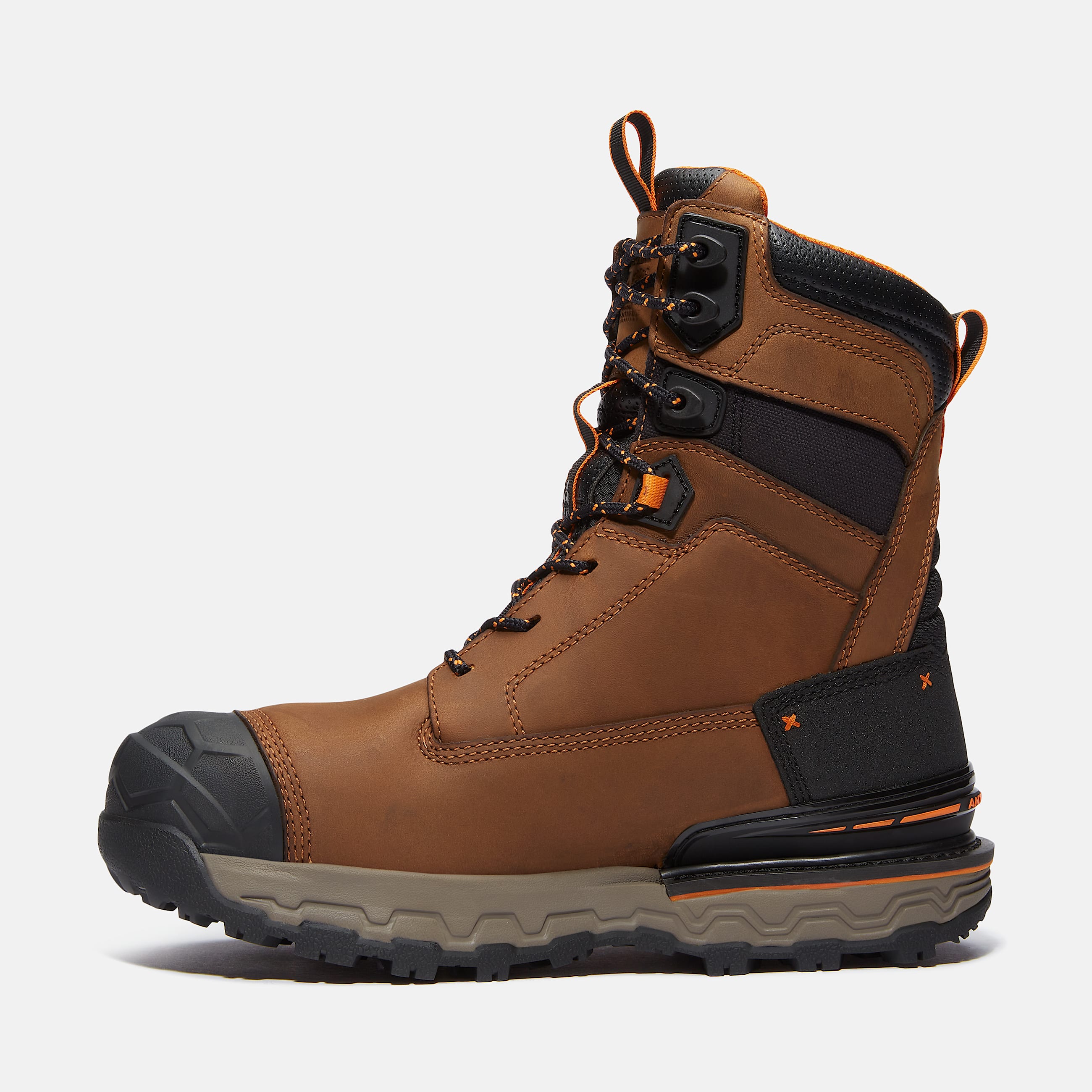 Mens Boondock Ultralight 8 Composite Toe Waterproof Work Boot TBL Light Brown FullGrain ALT6