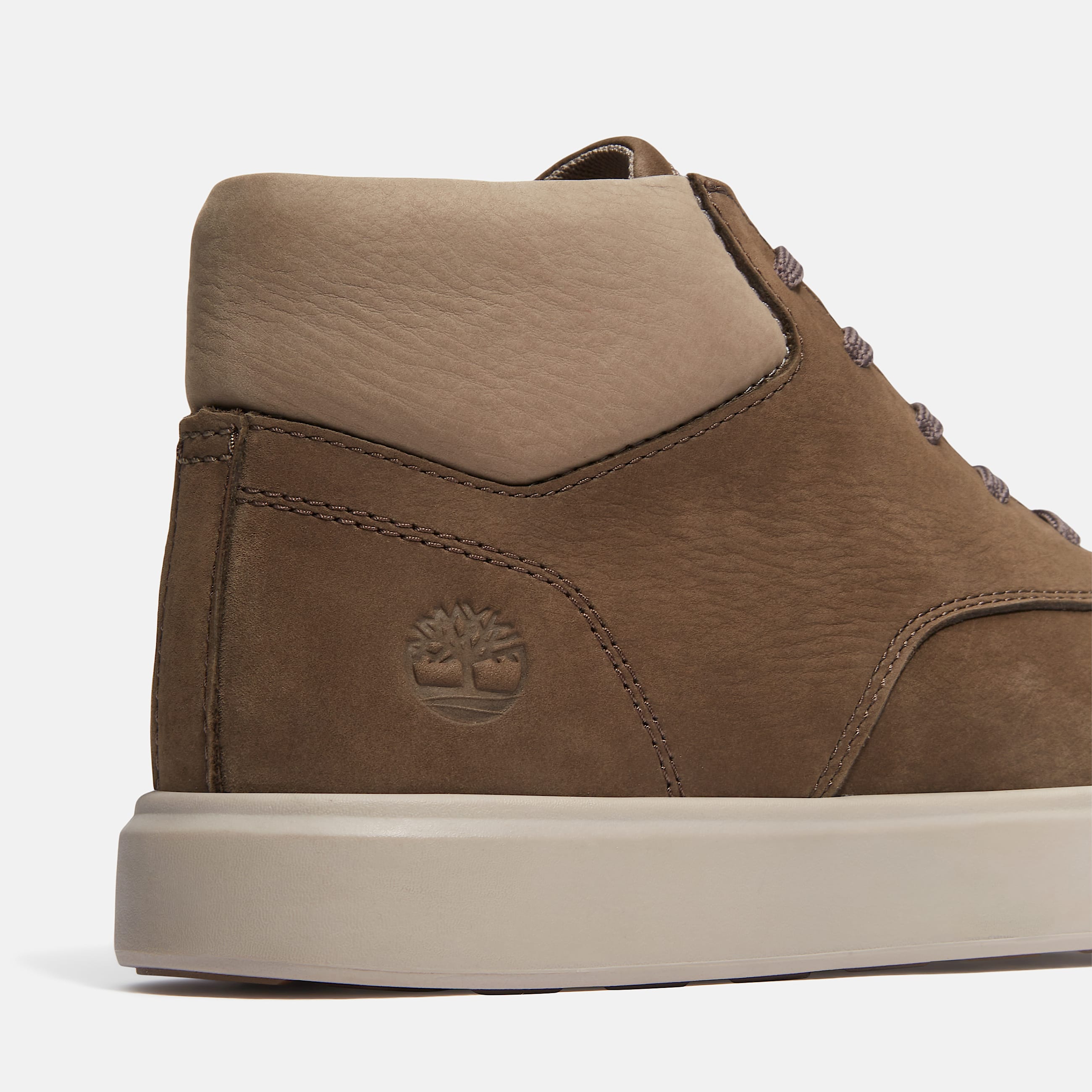 Mens Emerson Street Mid Sneaker TBL Dark Brown Nubuck ALT7