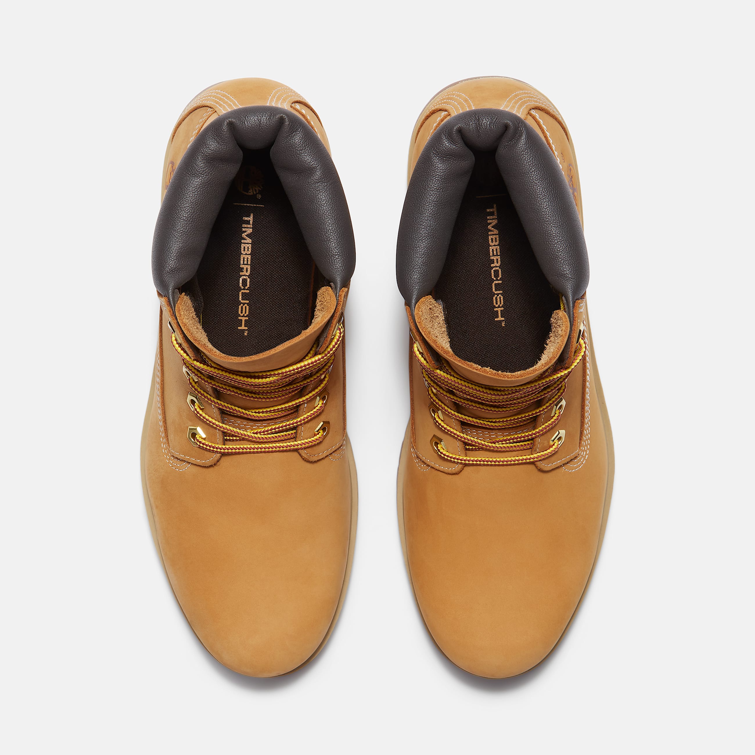 Mens Timberland 25 6Inch Waterproof Boot TBL Wheat Nubuck ALT2