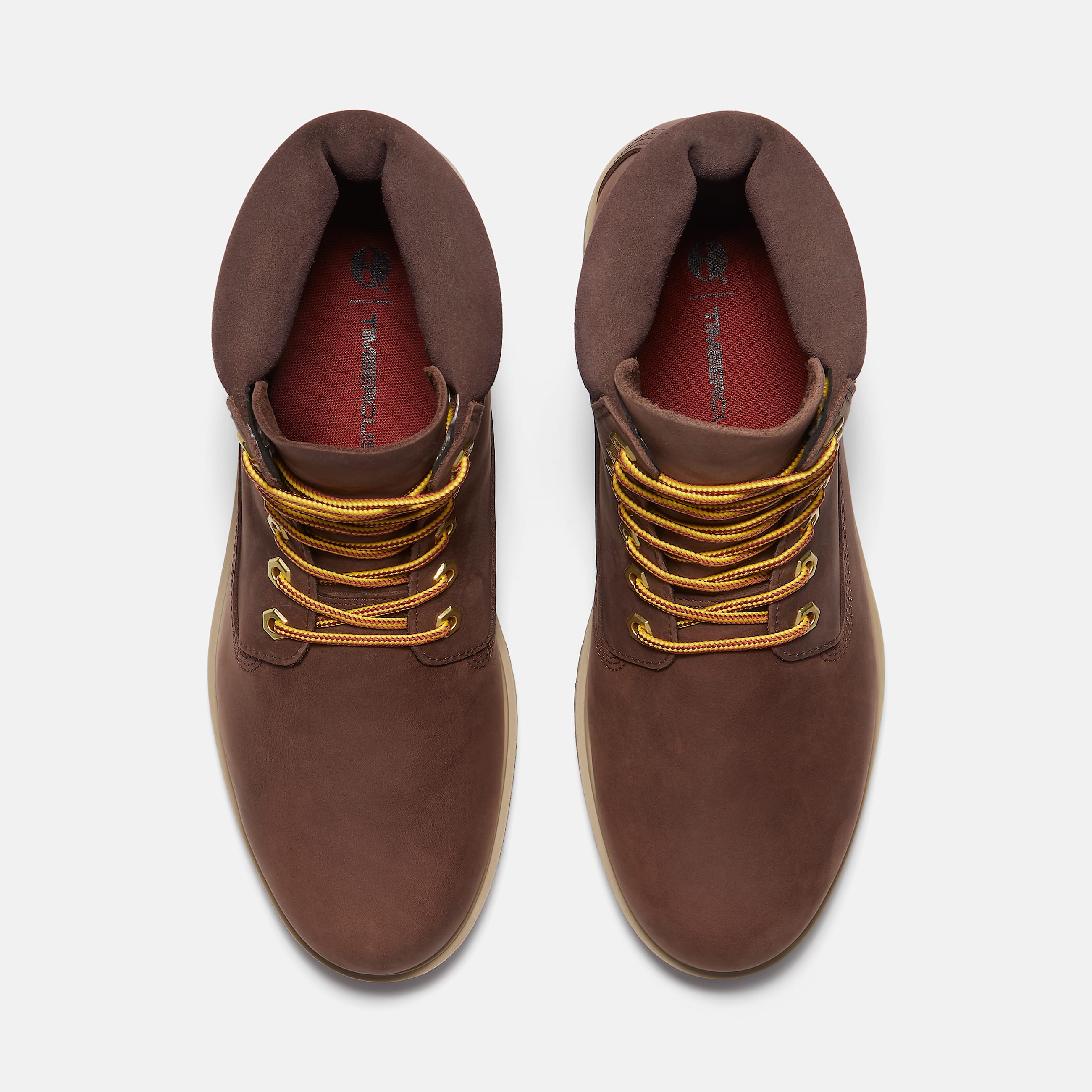 Mens Timberland 25 6Inch Waterproof Boot TBL Dark Brown FullGrain ALT2