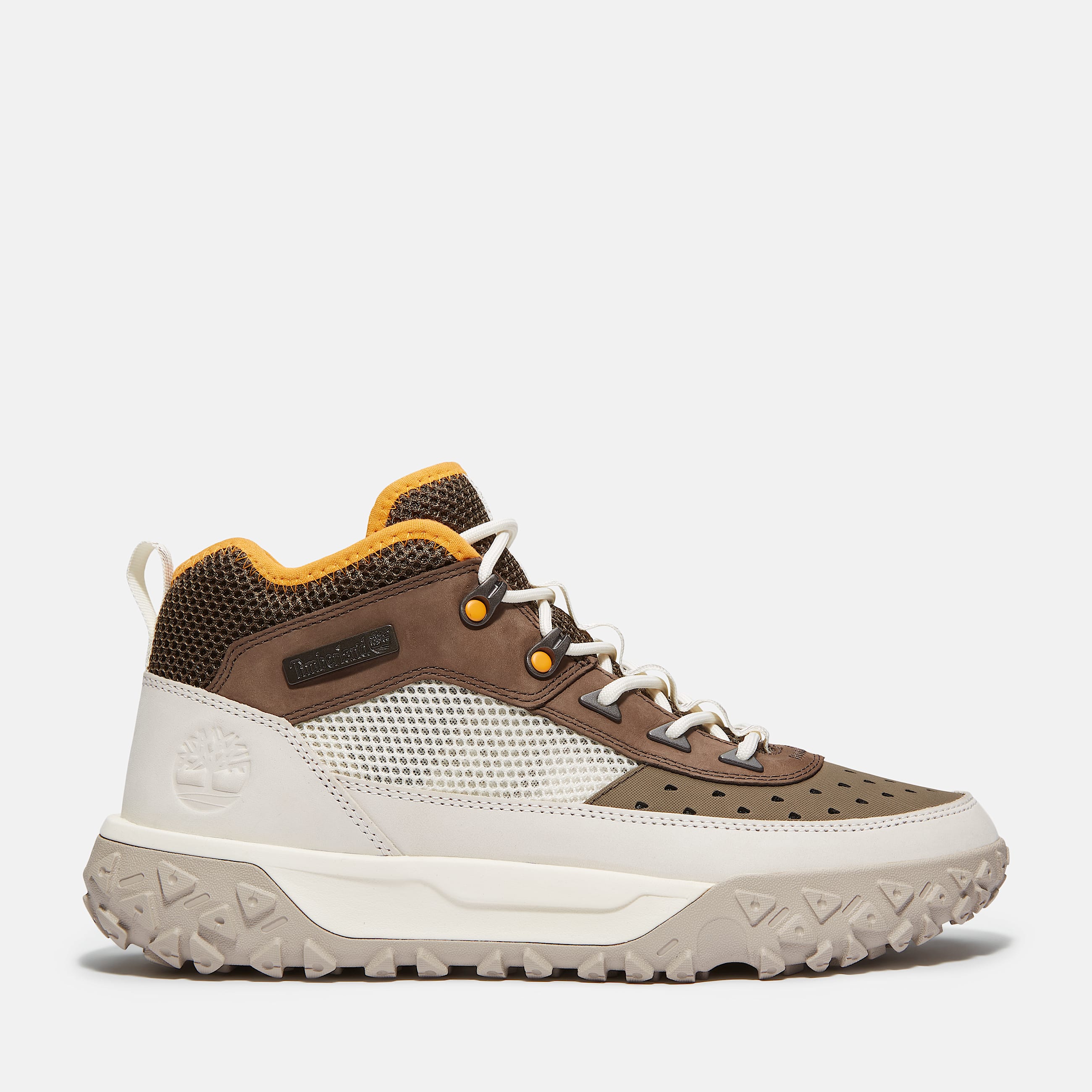 Mens GreenStride Motion 6 Sneaker TBL Medium Brown Nubuck HERO