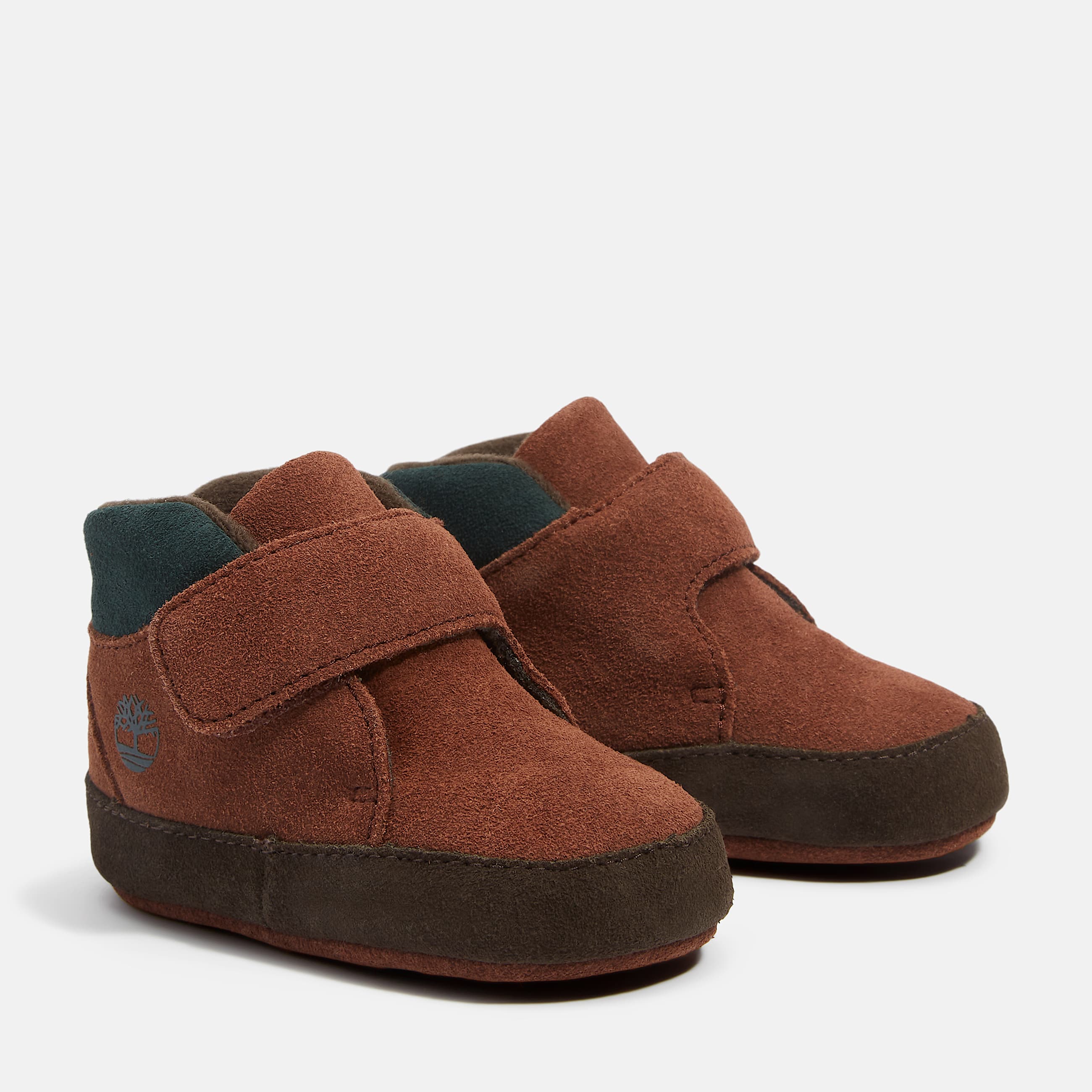 Infant Suede Crib Bootie TBL Brown Suede ALT4