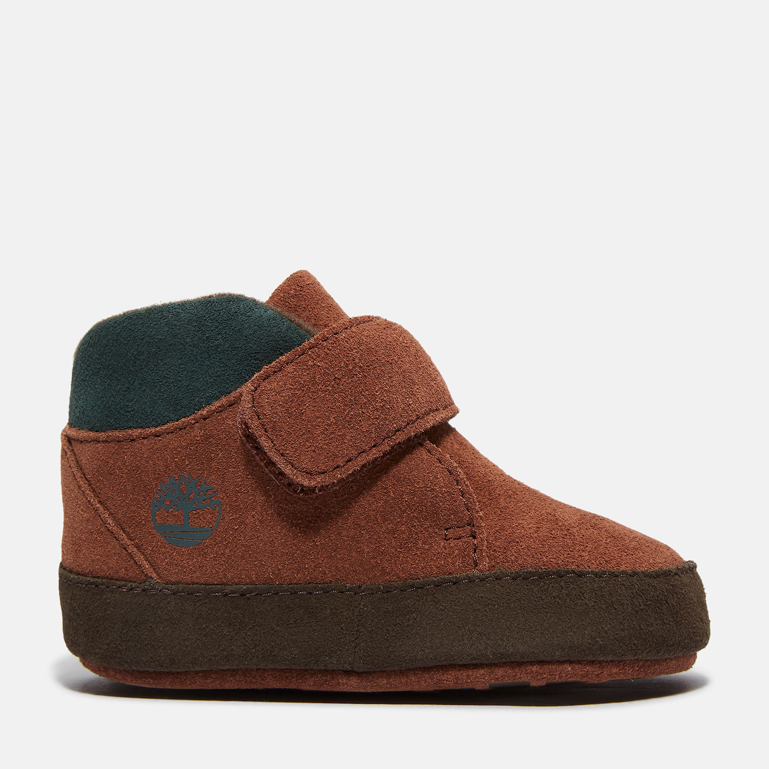 Infant Suede Crib Bootie TBL Brown Suede HERO
