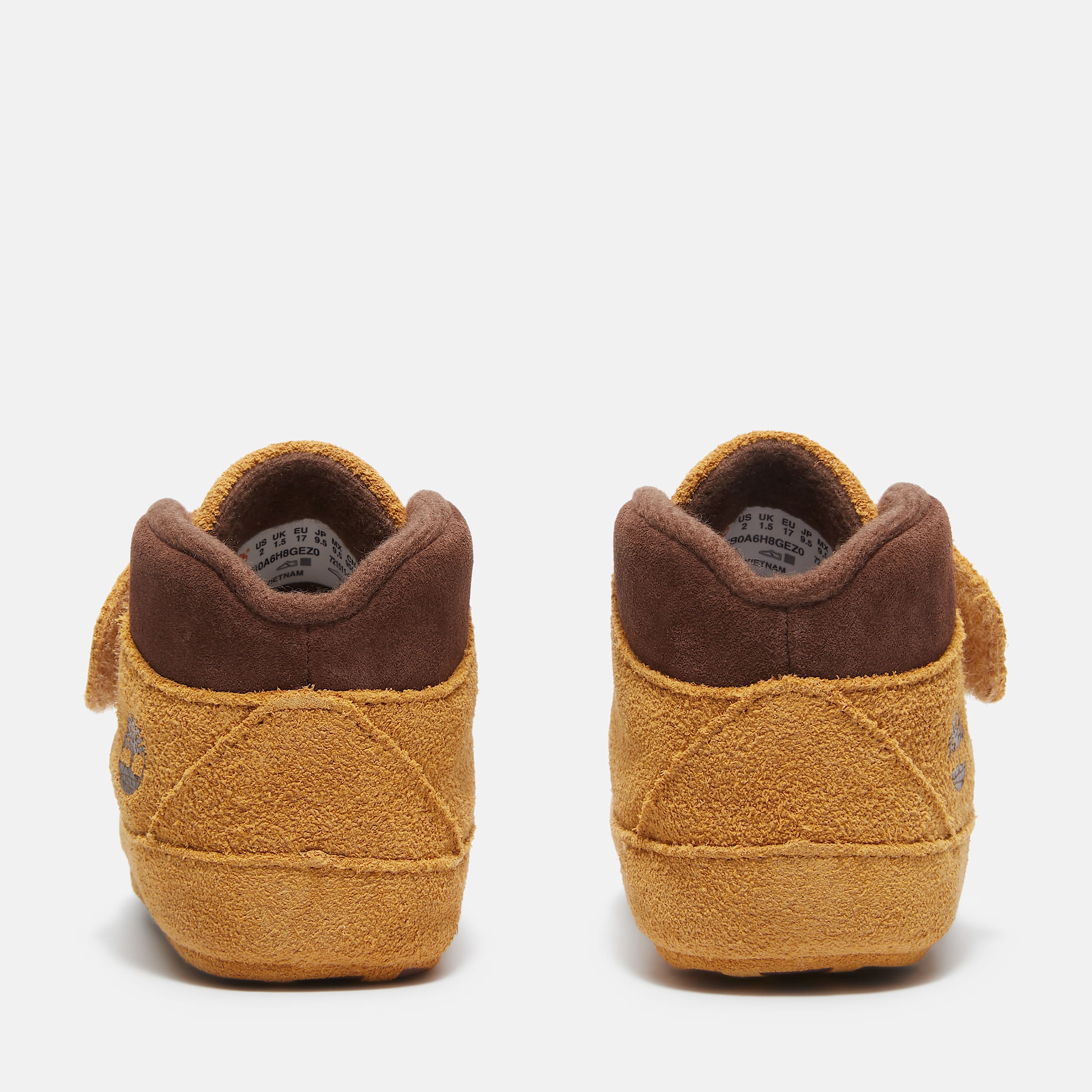 Infant Crib Bootie Mid HookandLoop Boot TBL Wheat Suede ALT5