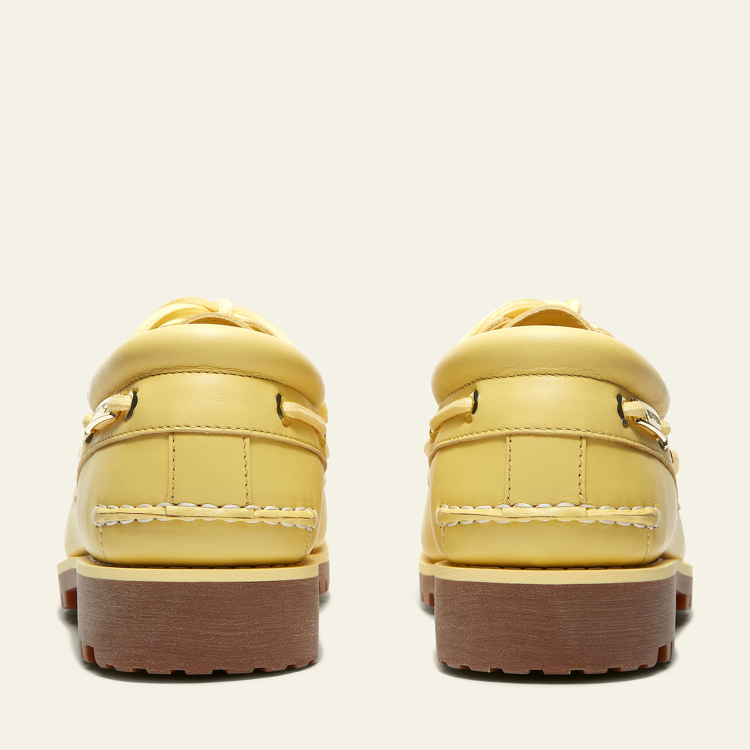 Timberland and Jacquemus 3Eye Lug Boat Shoe TBL Yellow FullGrain ALT5