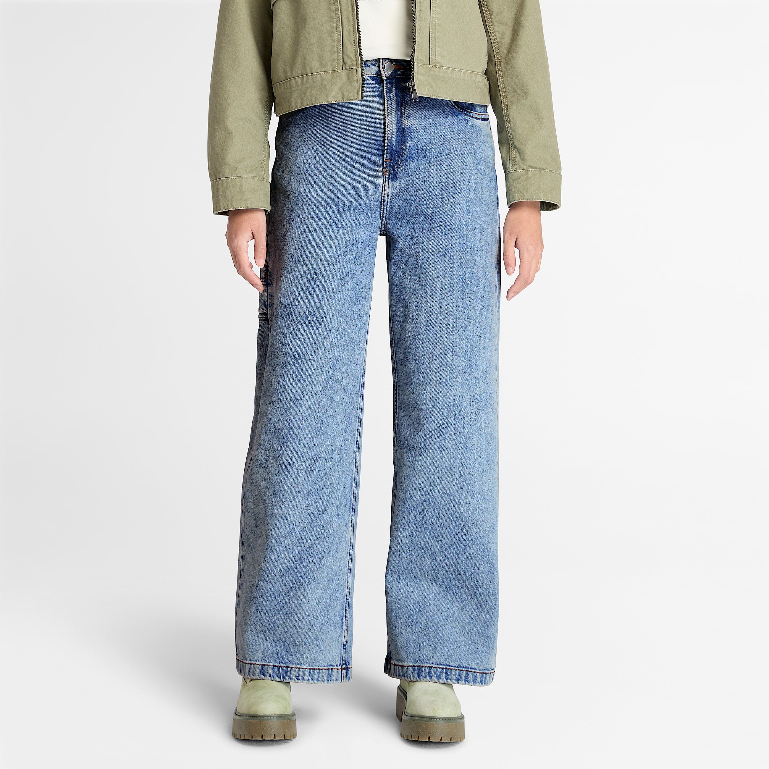 Womens Denim Carpenter Pant TBL Light Shade HERO