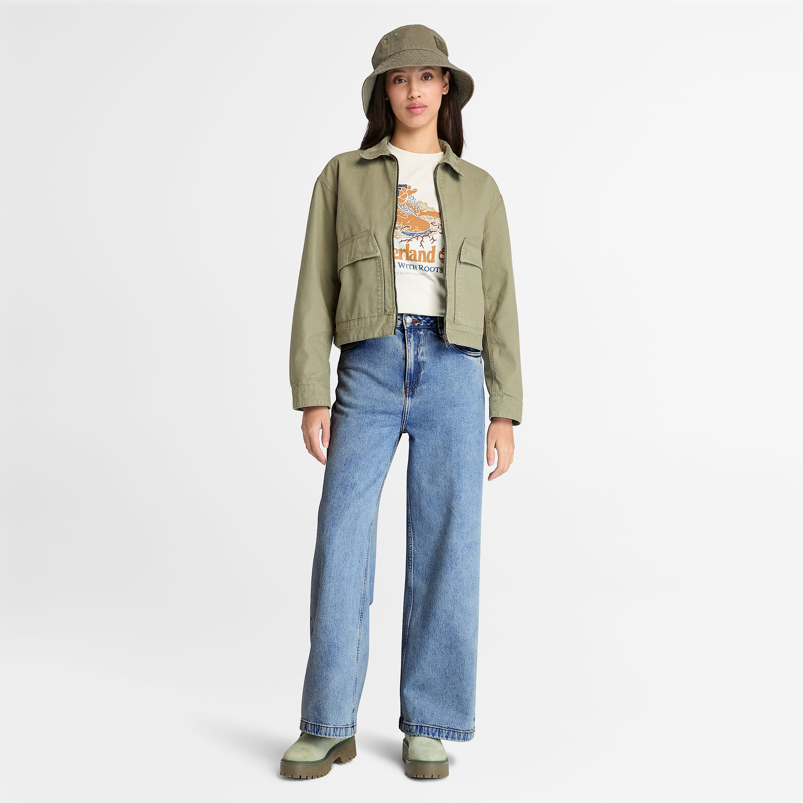 Womens Denim Carpenter Pant TBL Light Shade ALT1