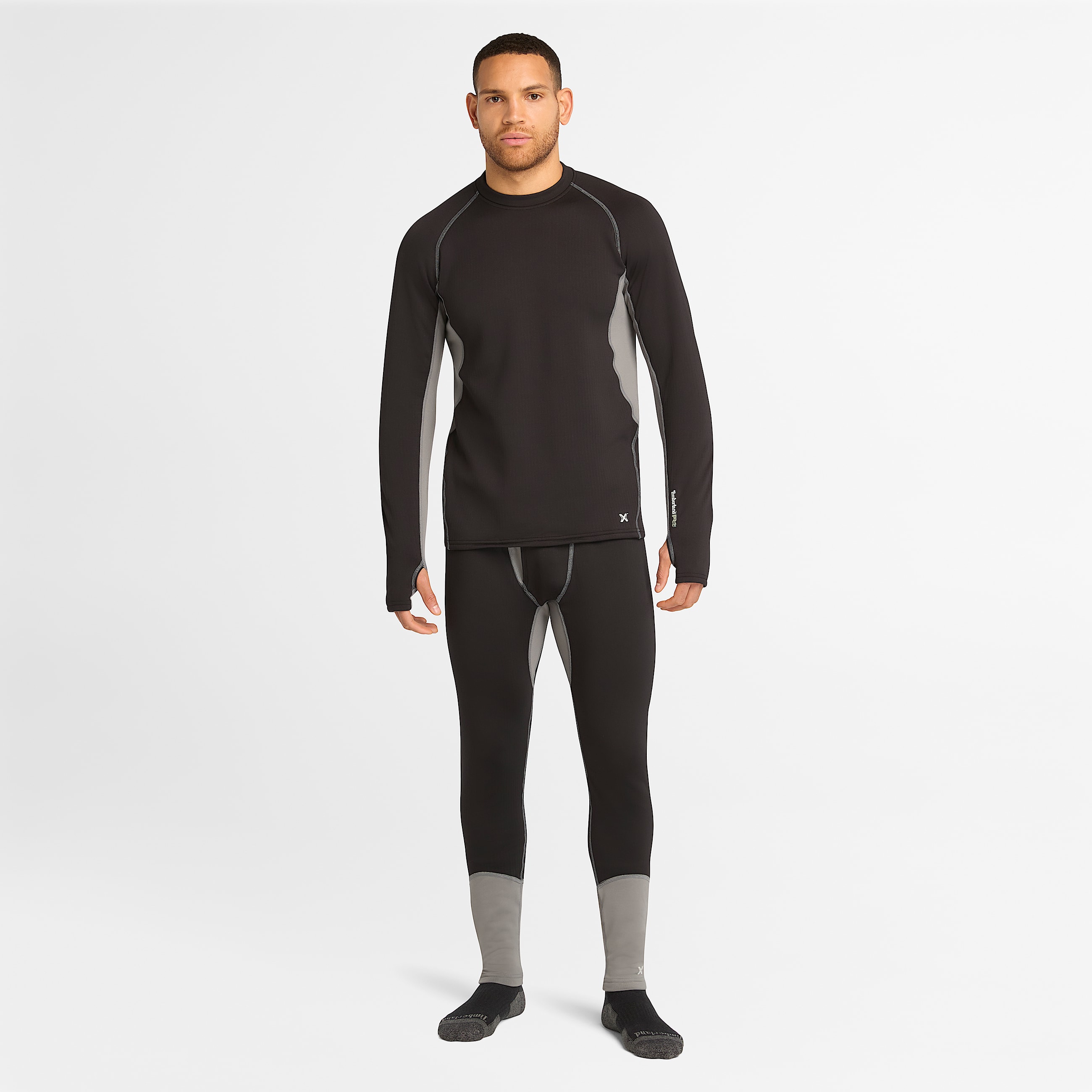 Mens Timberland PRO Skim Coat HeavyWarmth Thermal Top TBL Jet Black ALT1