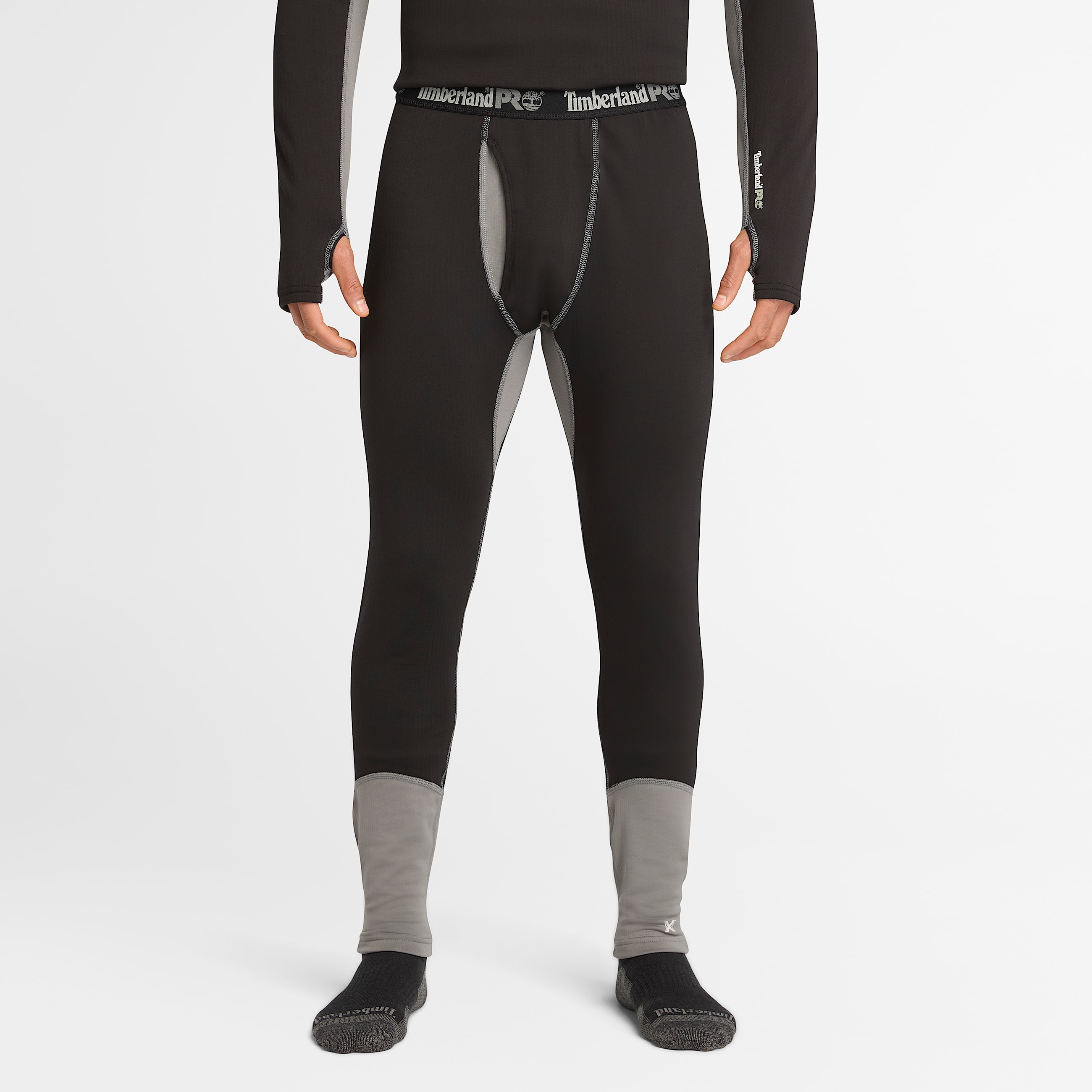 Mens Timberland PRO Skim Coat HeavyWarmth Thermal Bottom TBL Jet Black HERO