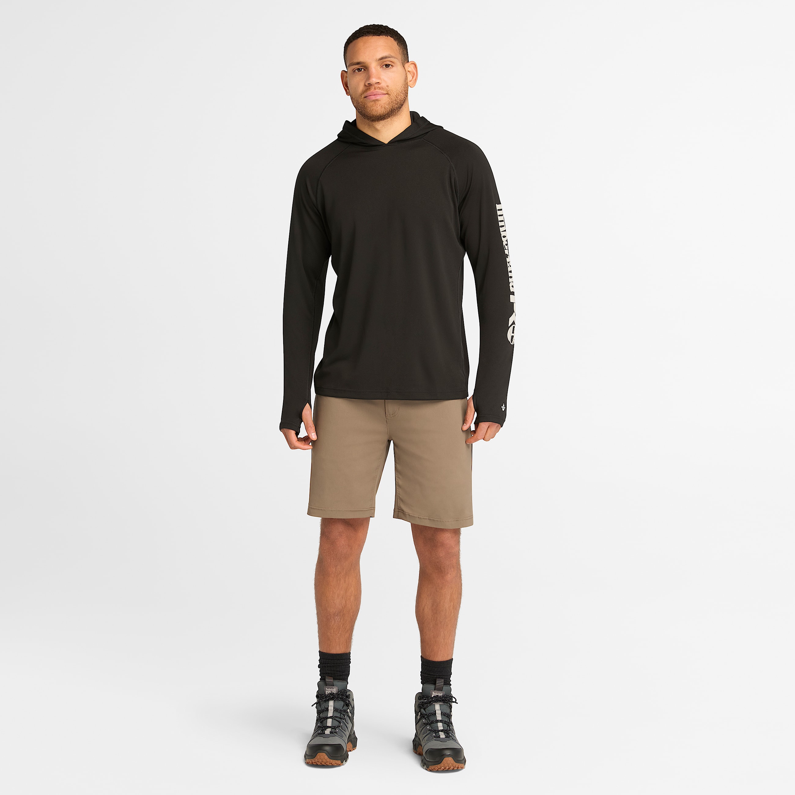 Mens Timberland PRO Wicking Good Hoodie TBL Jet Black ALT1