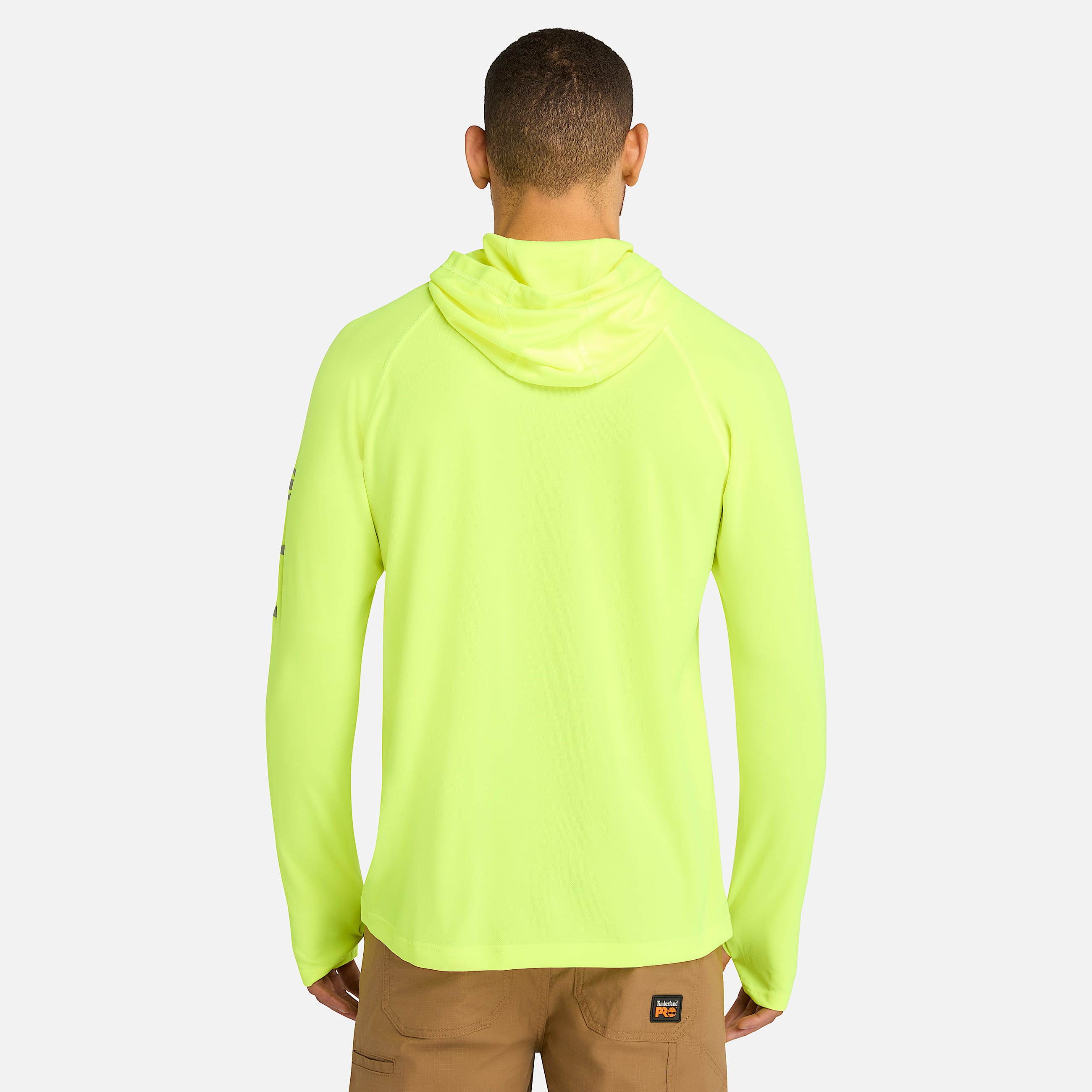 Mens Timberland PRO Wicking Good Hoodie TBL PRO Yellow ALT9