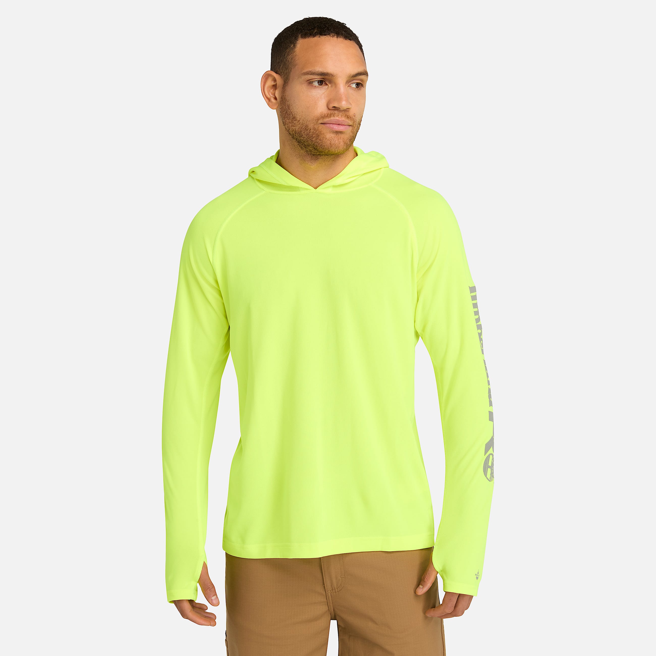 Mens Timberland PRO Wicking Good Hoodie TBL PRO Yellow HERO