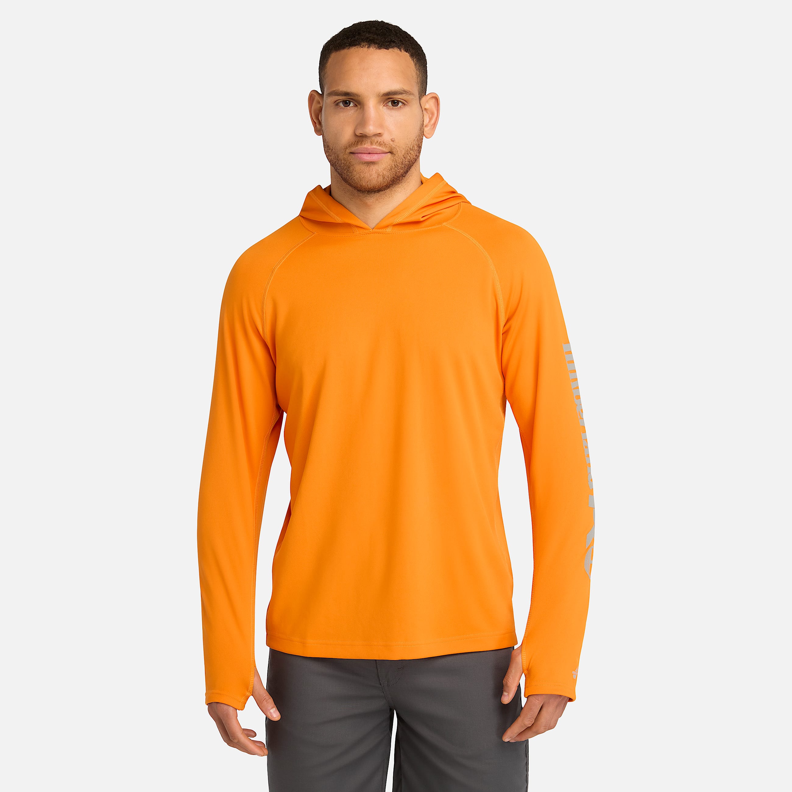 Mens Timberland PRO Wicking Good Hoodie TBL PRO Orange HERO