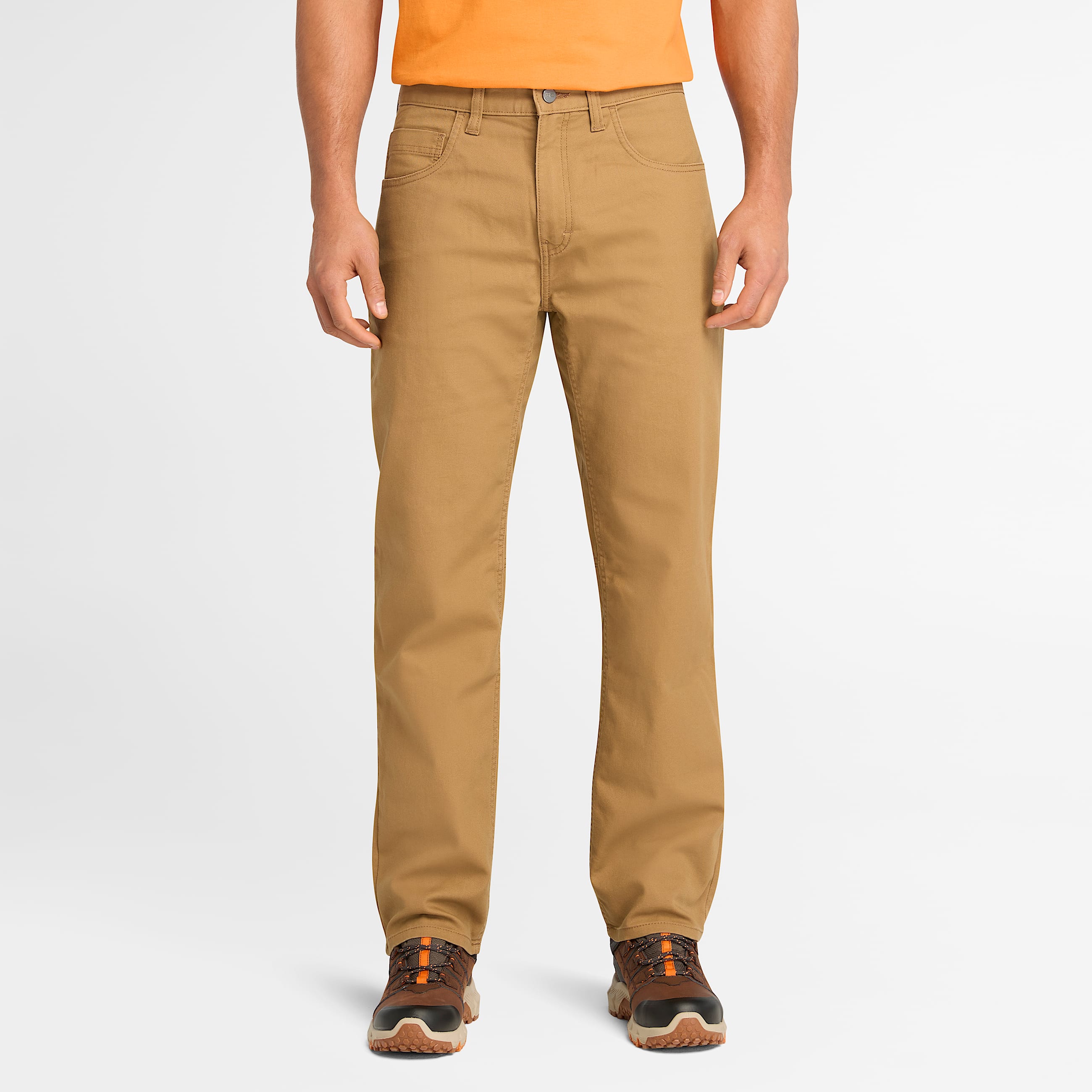Pantalones de trabajo Timberland PRO Ironhide Flex Canvas para hombre TBL Trigo tostado HERO