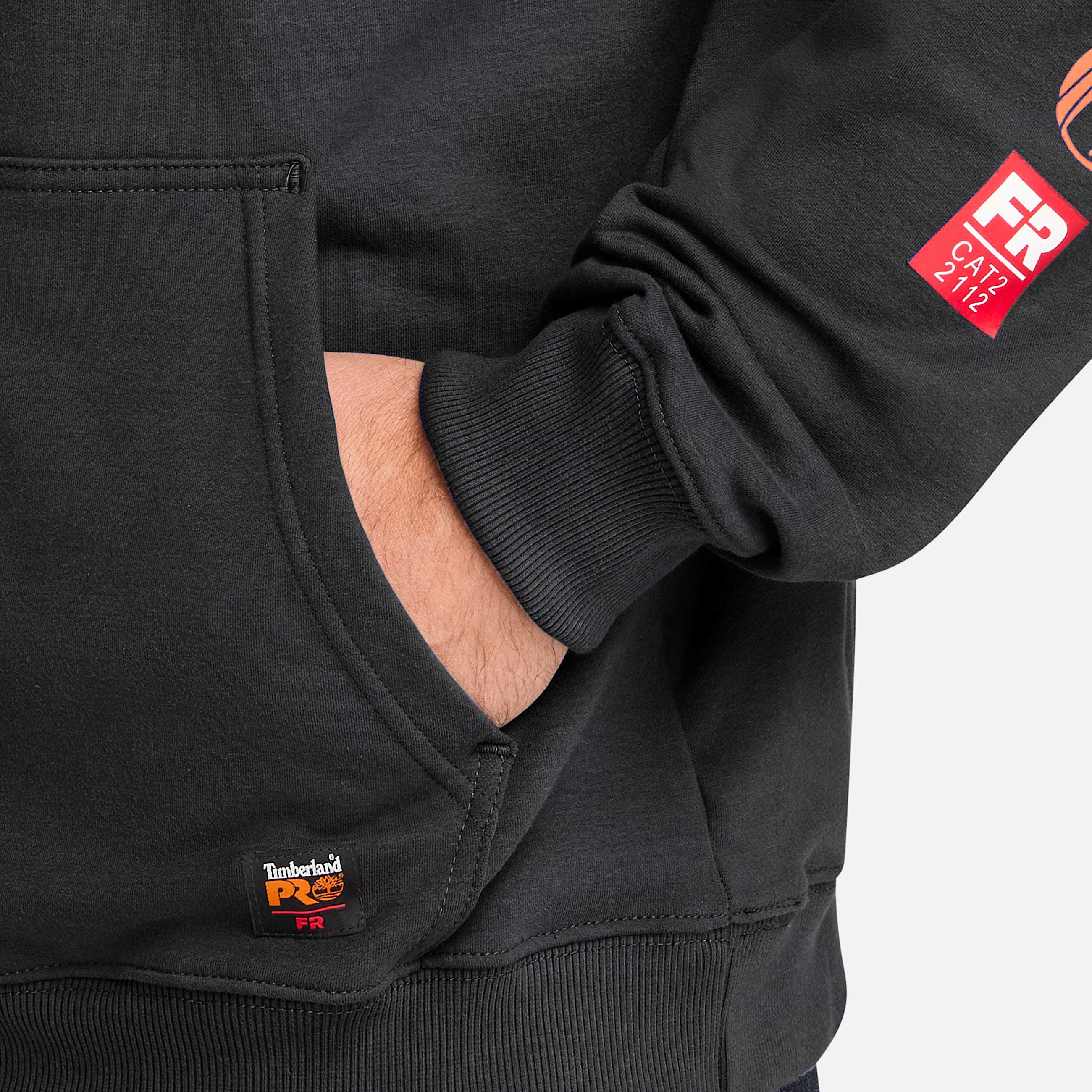 Pullover Hoodie para hombre Hood Honcho resistente al fuego TBL Negro ALT3