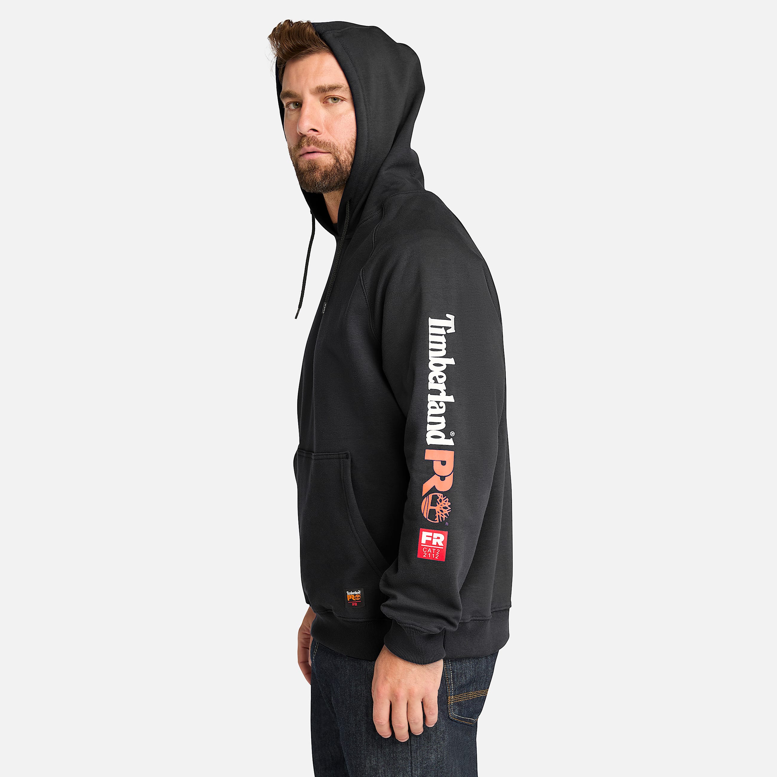 Pullover Hoodie para hombre Hood Honcho resistente al fuego TBL Negro ALT8