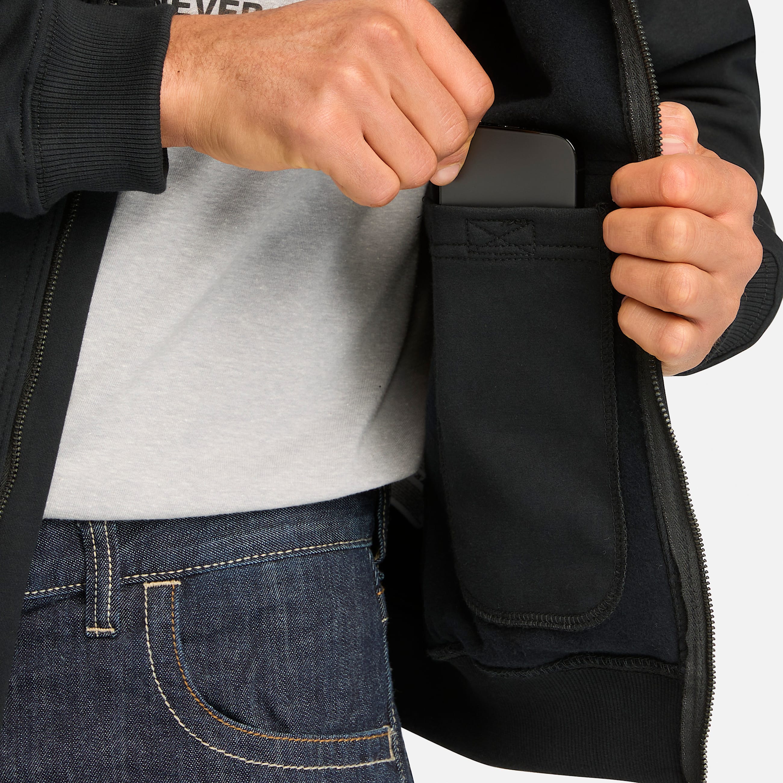 Sudadera con Cierre completa Timberland PRO Hood Honcho resistente a las llamas para hombre TBL Negro ALT3