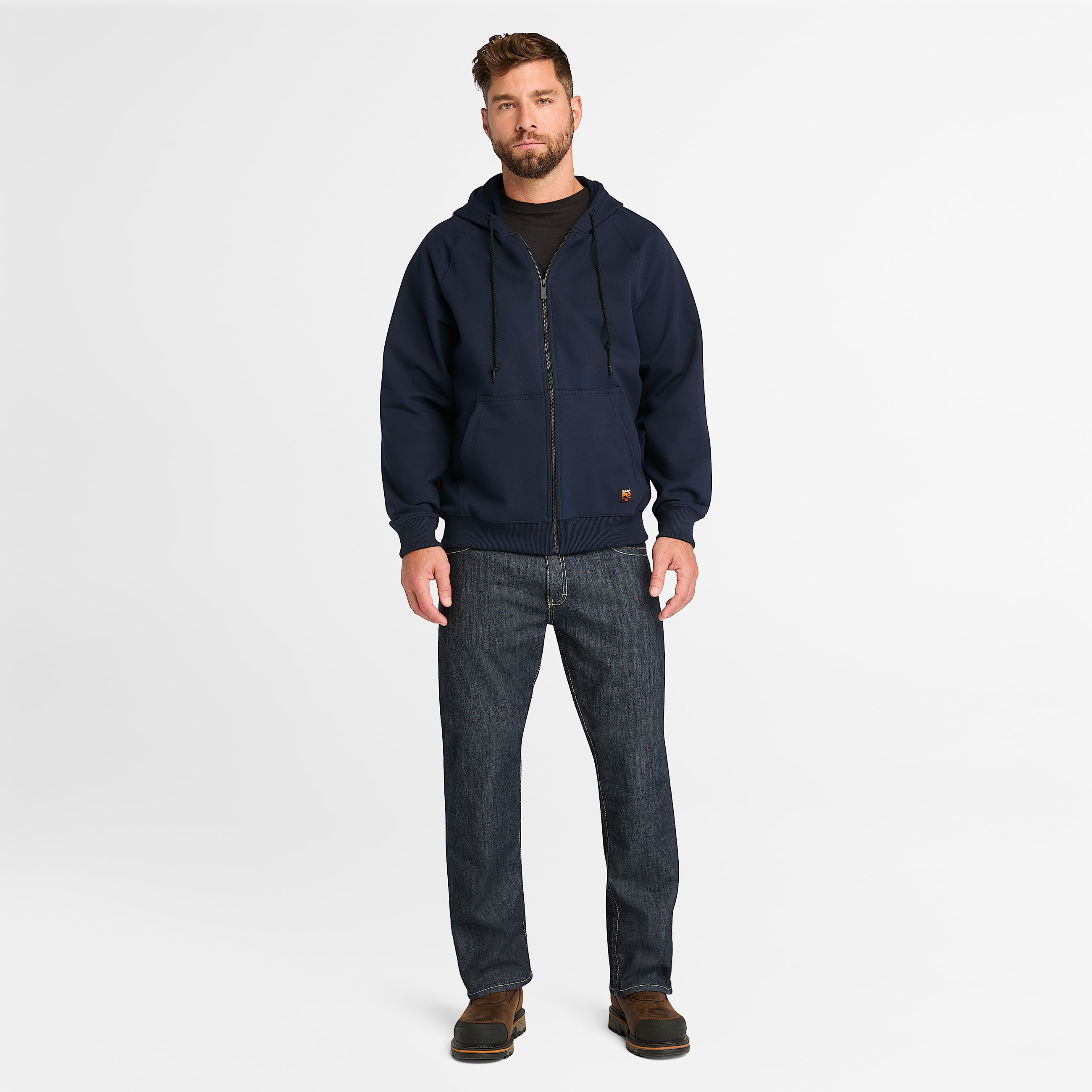 Sudadera con Cierre completa Timberland PRO Hood Honcho resistente a las llamas para hombre TBL Azul marino ALT1