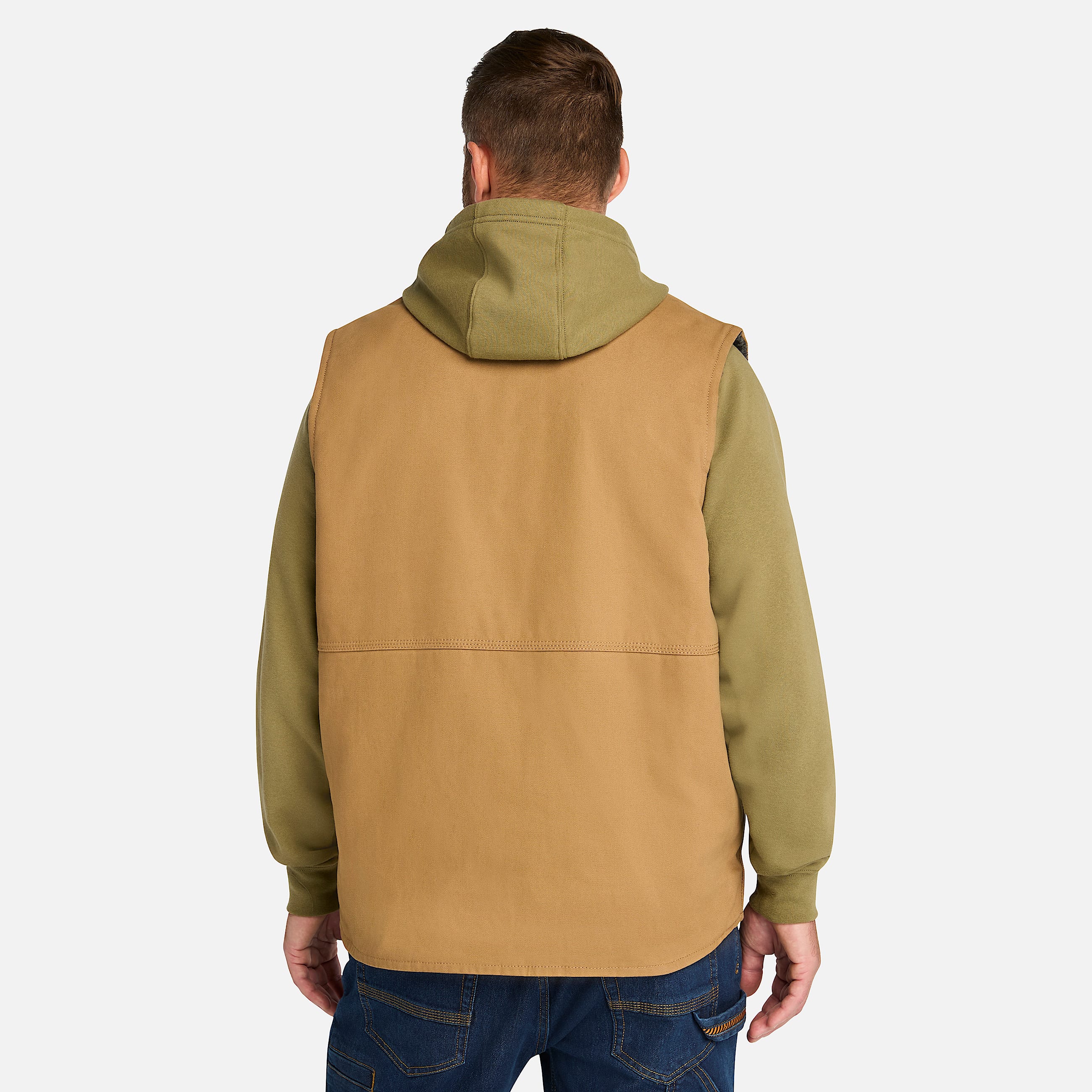 Veste en toile double Timberland PRO Gritman pour hommes TBL Dark Wheat ALT9