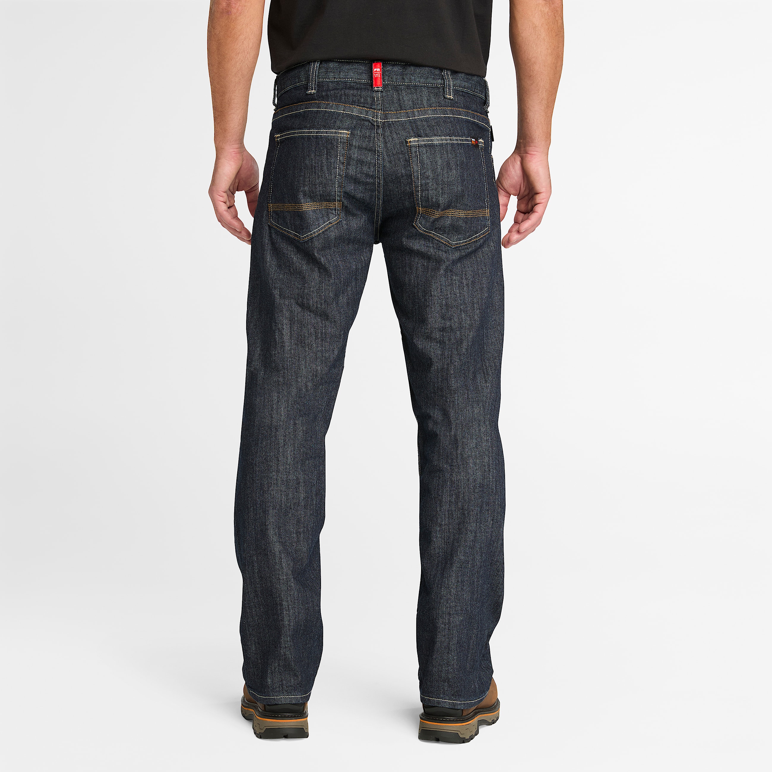 Mens Timberland PRO GritNGrind FlameResistant Flex Denim Work Jeans TBL FlameResistant Dark Wash ALT9