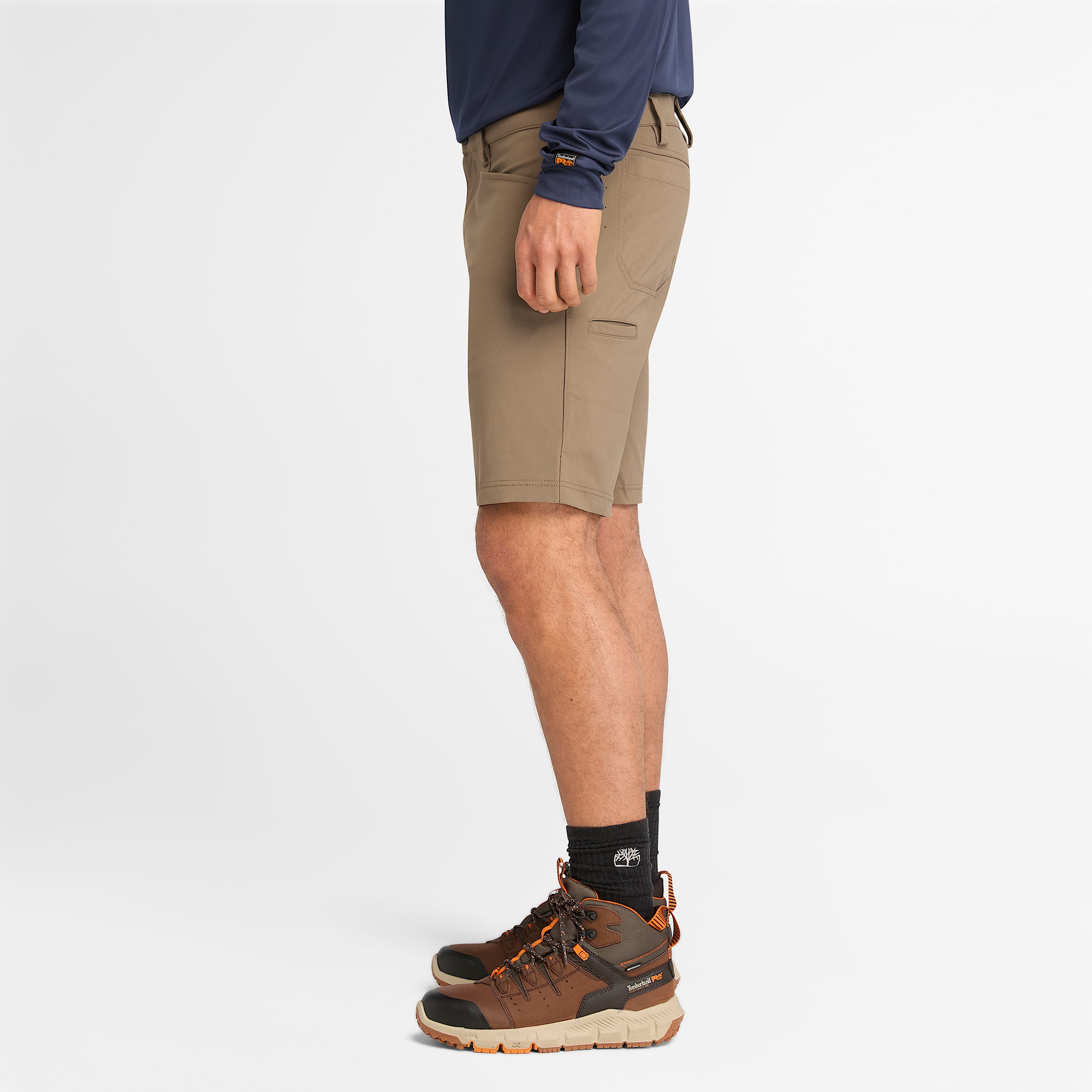 Mens Timberland PRO Tempe Short TBL Bison Brown ALT8