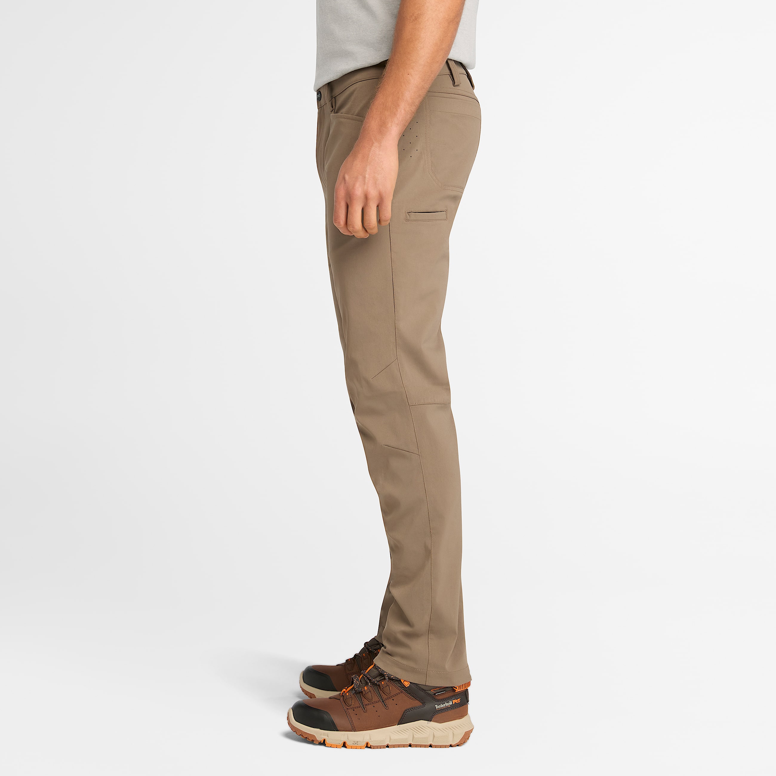 Mens Timberland PRO Tempe Pant TBL Bison Brown ALT8