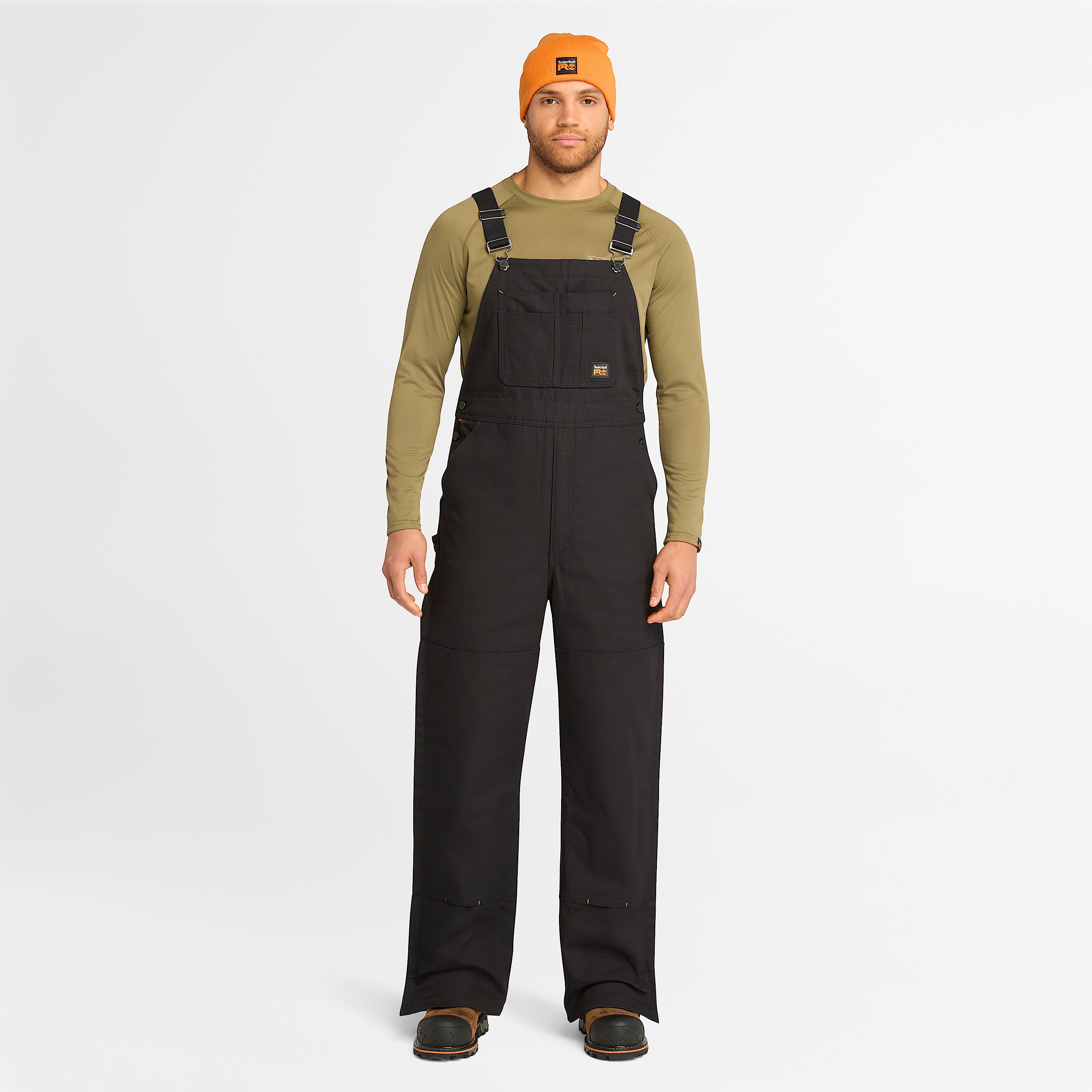 Mens Timberland PRO Gritman Insulated Bib Overall TBL Black HERO