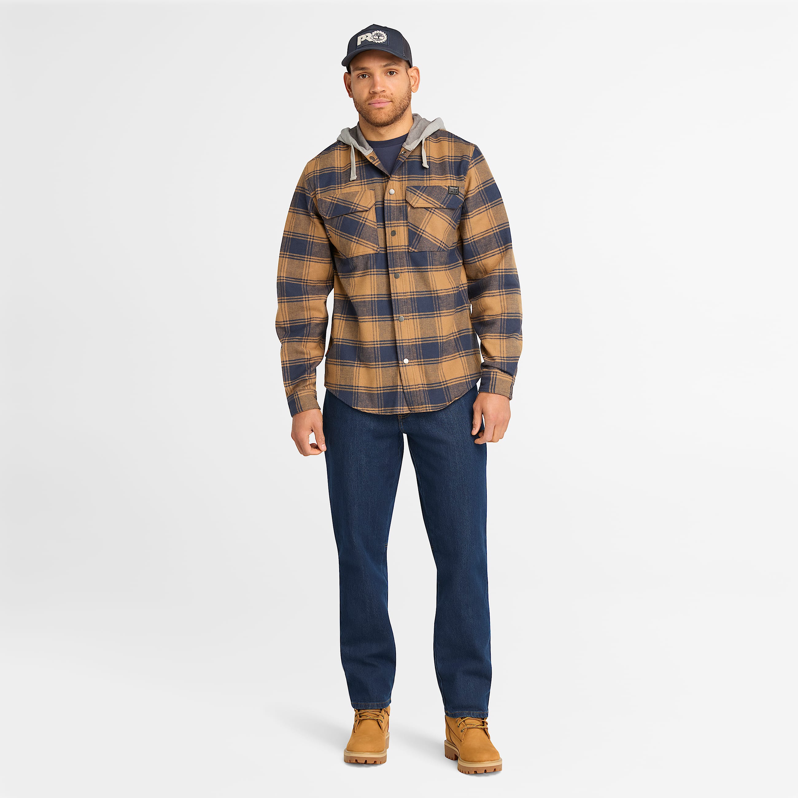 Mens Timberland PRO Ballast Flex Denim Carpenter Jeans TBL Dark Wash ALT1