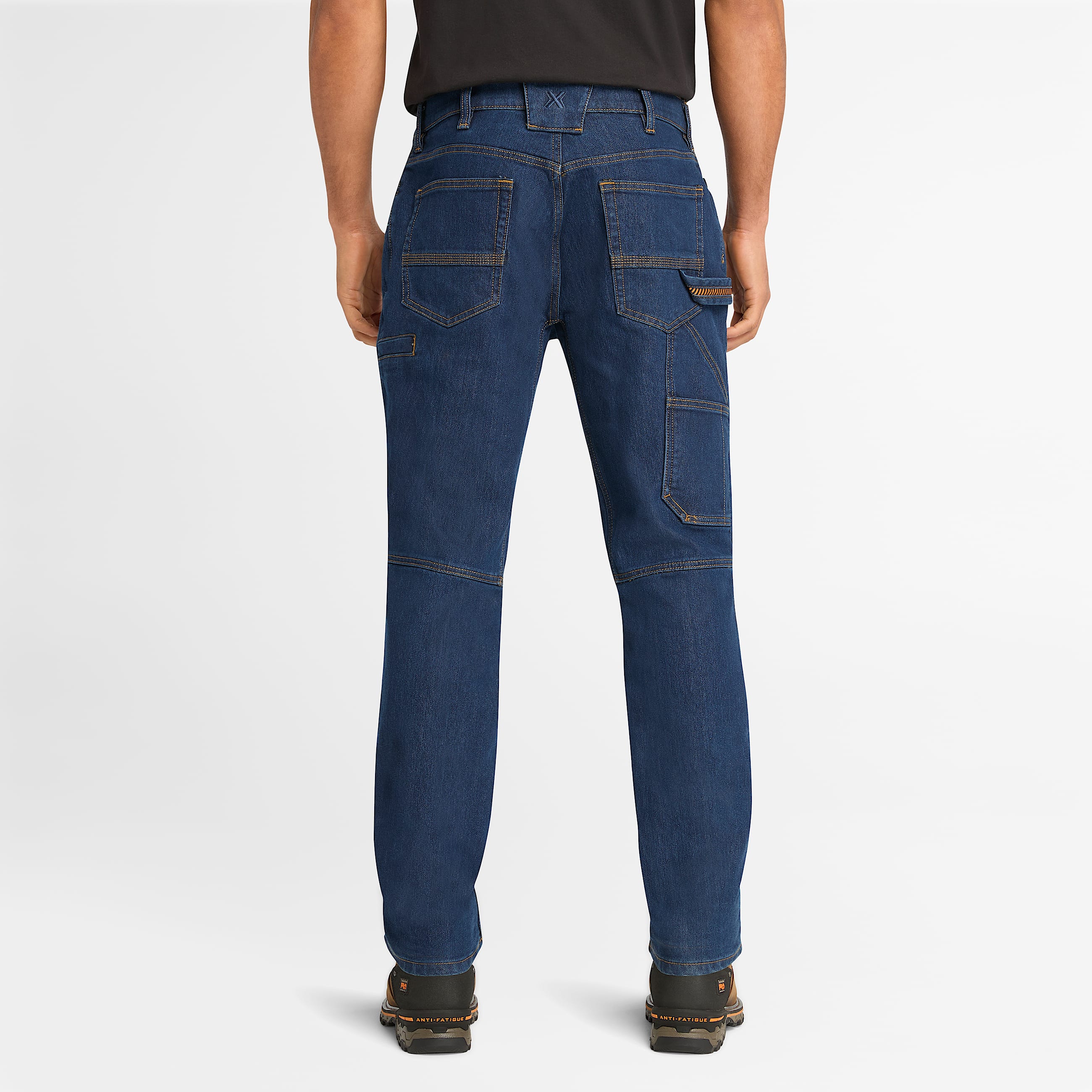 Mens Timberland PRO Ballast AthleticFit Flex Denim Carpenter Jeans TBL Dark Wash ALT9