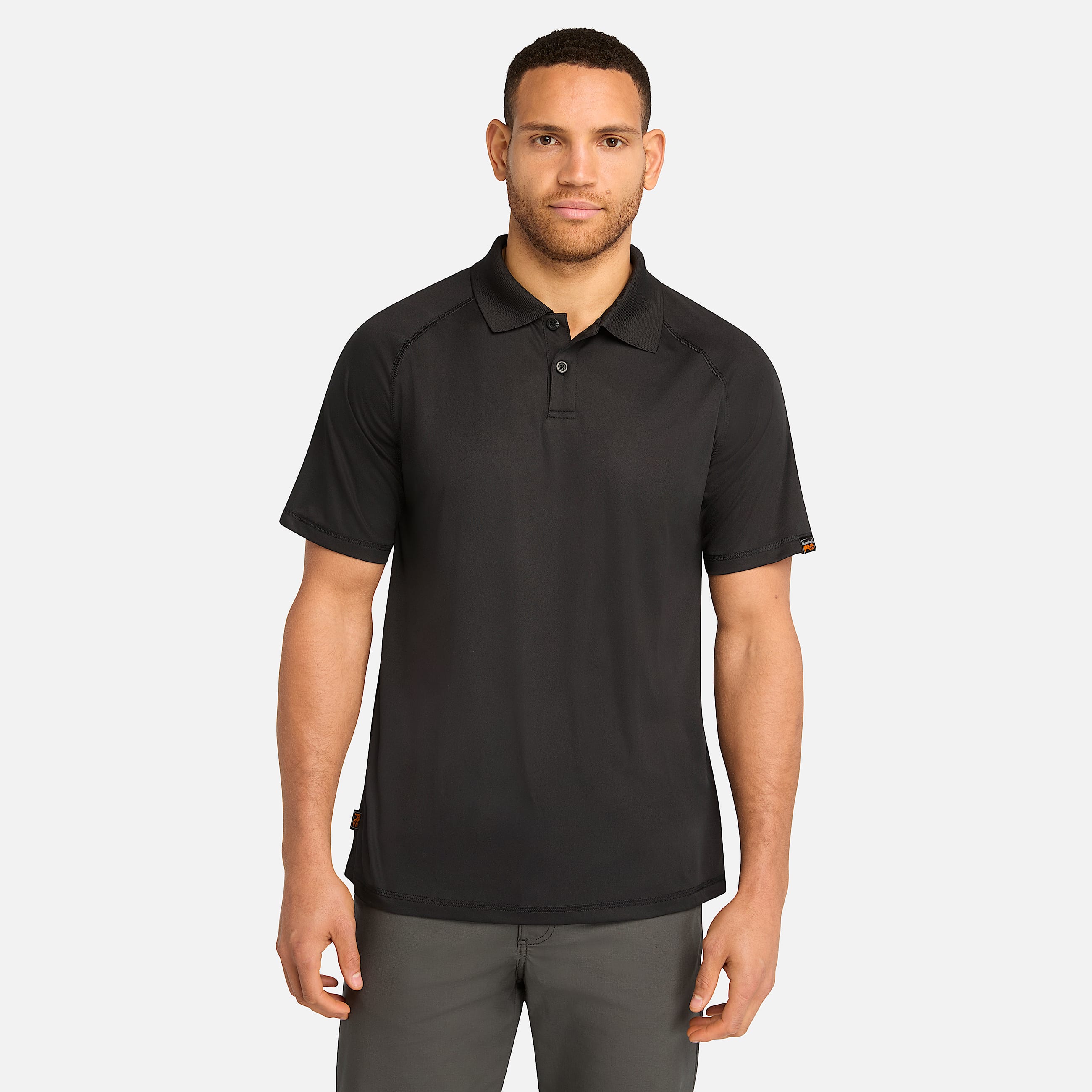 Mens Timberland PRO Wicking Good Polo Shirt TBL Black HERO