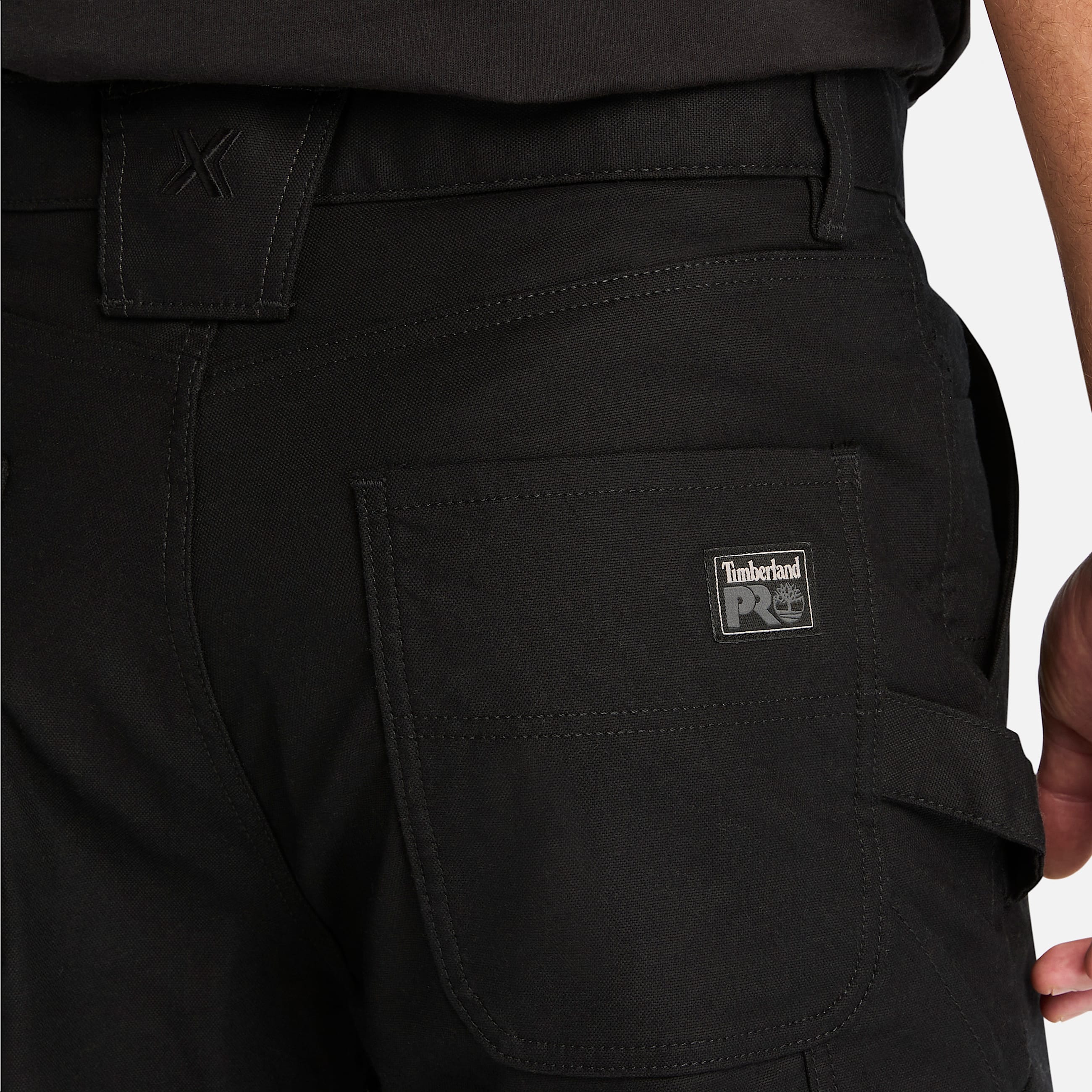 Mens Timberland PRO Gritman Flex DoubleFront Utility Pant TBL Black ALT2