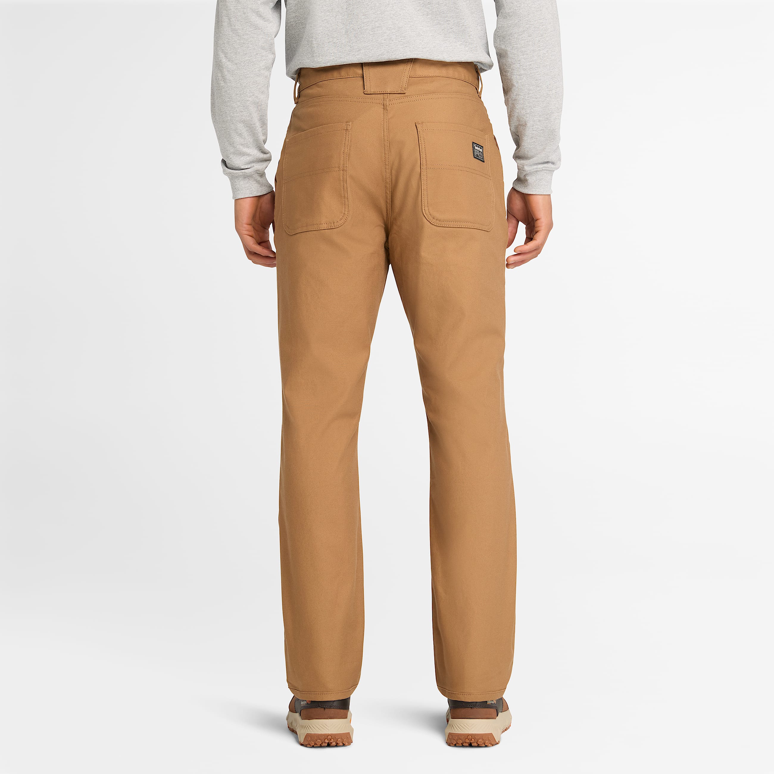 Mens Timberland PRO GritFlex AthleticFit Flex Canvas Pant TBL Dark Wheat ALT9