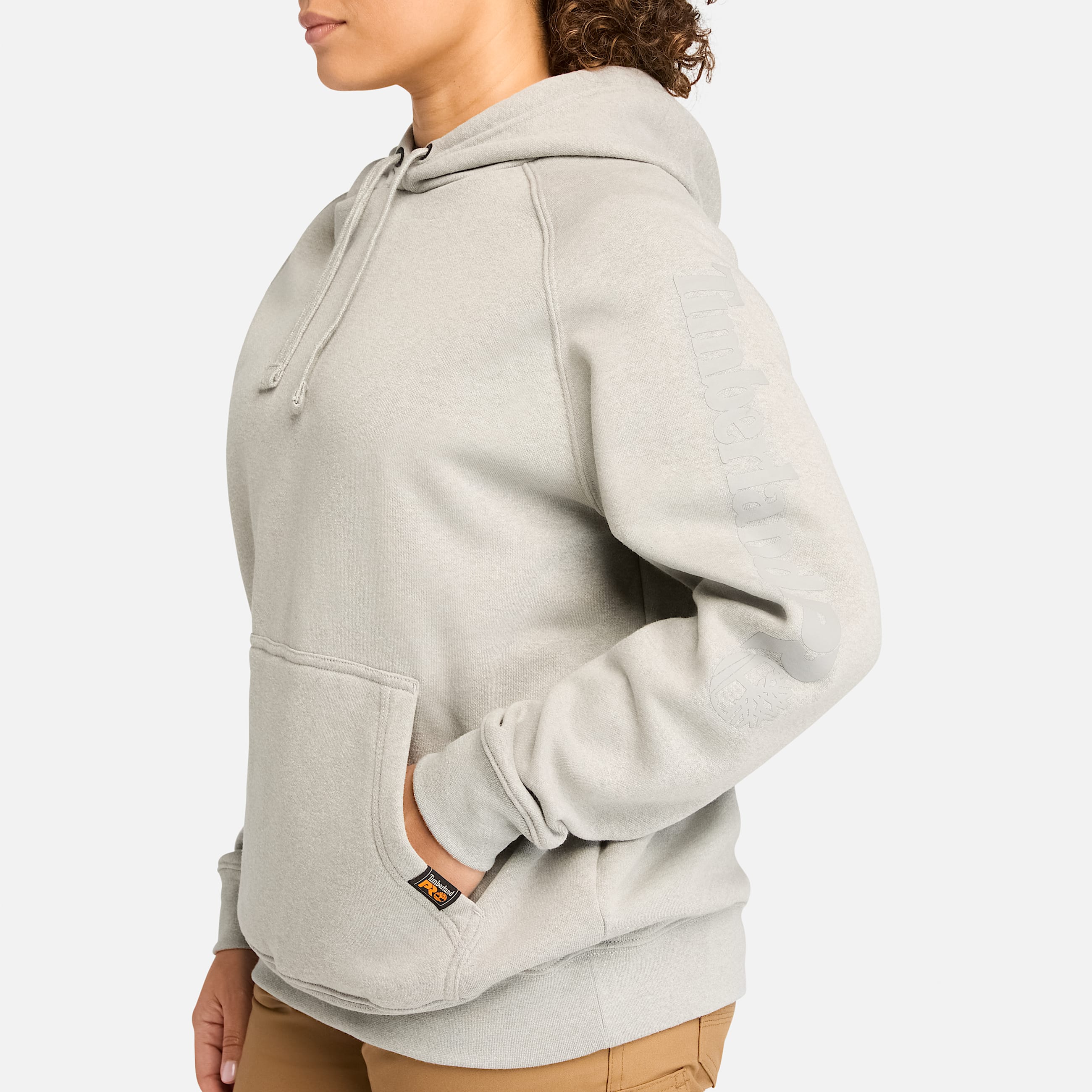 Haut  capuchon sport Timberland PRO Hood Honcho pour femmes TBL Chin gris moyen ALT3