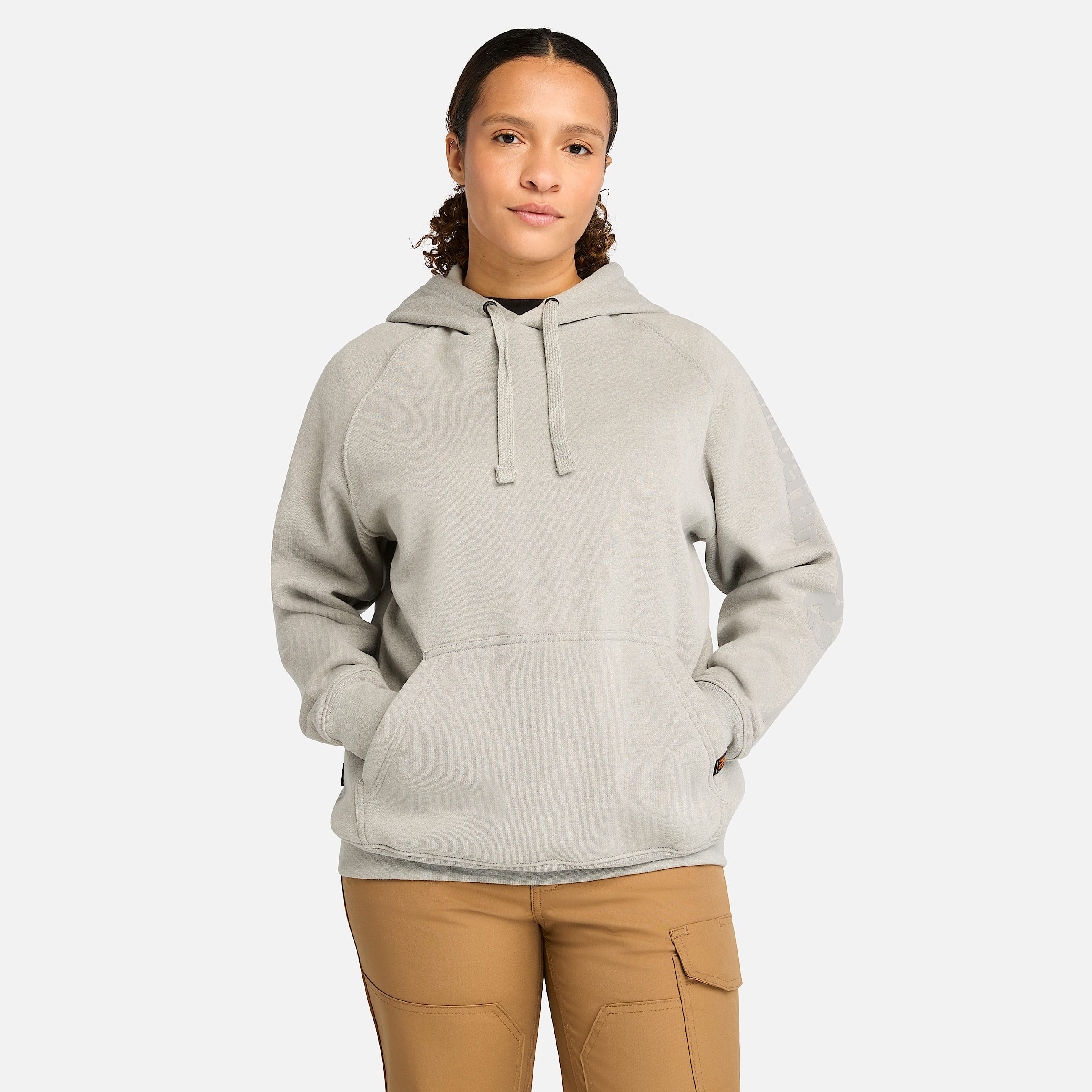 Haut  capuchon sport Timberland PRO Hood Honcho pour femmes TBL Chin gris moyen HERO