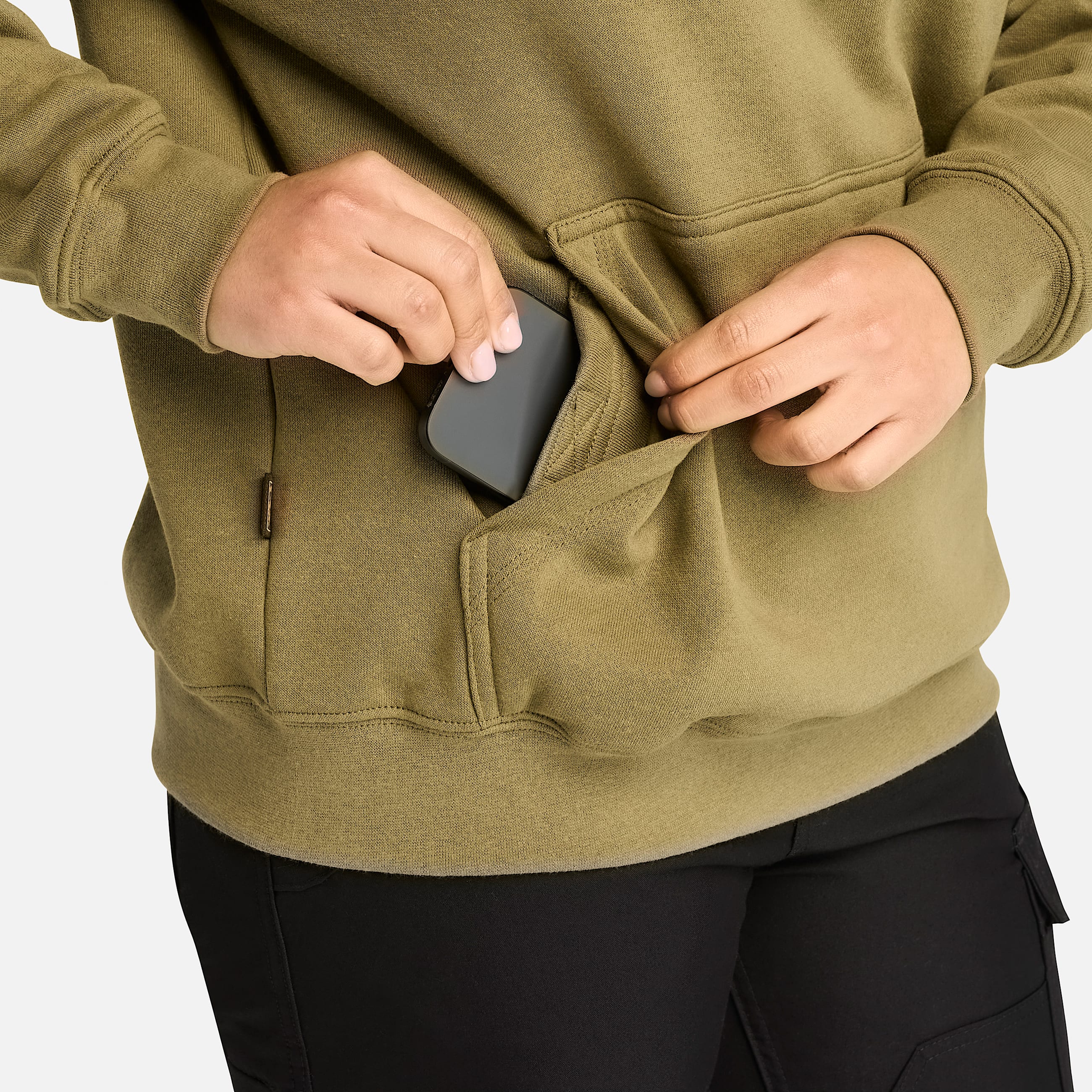 Womens Timberland PRO Hood Honcho Sport Hoodie TBL Burnt Olive ALT2