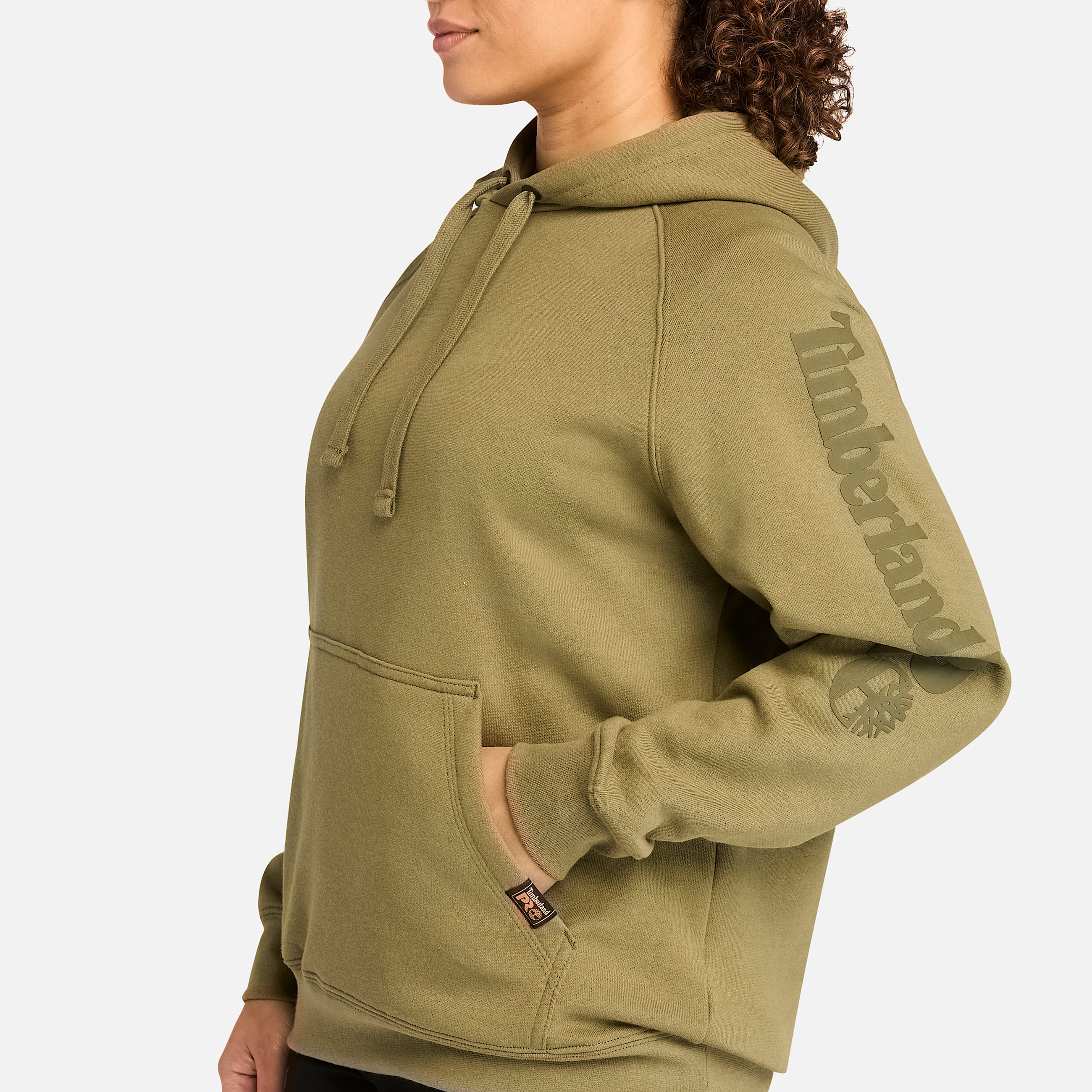 Womens Timberland PRO Hood Honcho Sport Hoodie TBL Burnt Olive ALT3