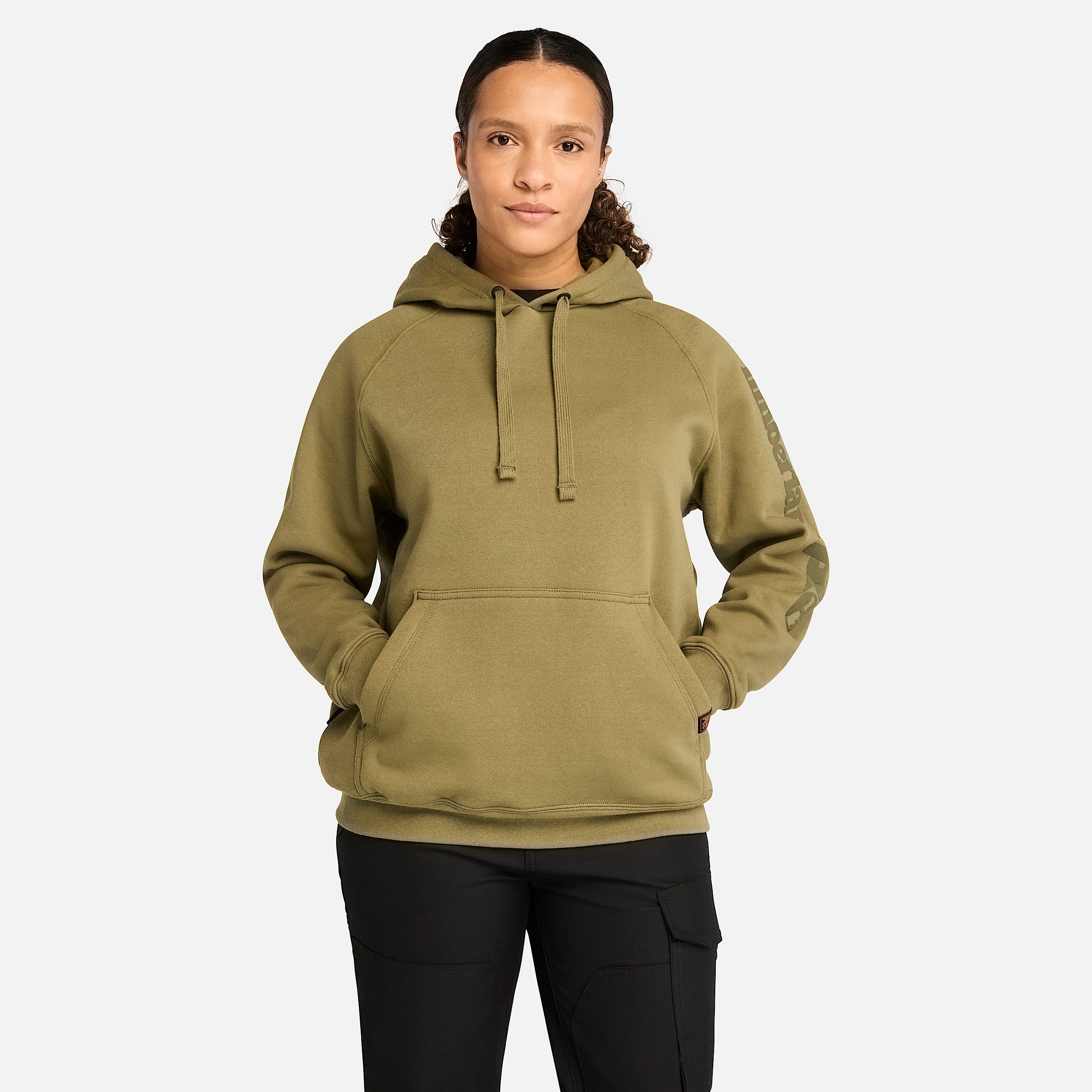 Womens Timberland PRO Hood Honcho Sport Hoodie TBL Burnt Olive HERO
