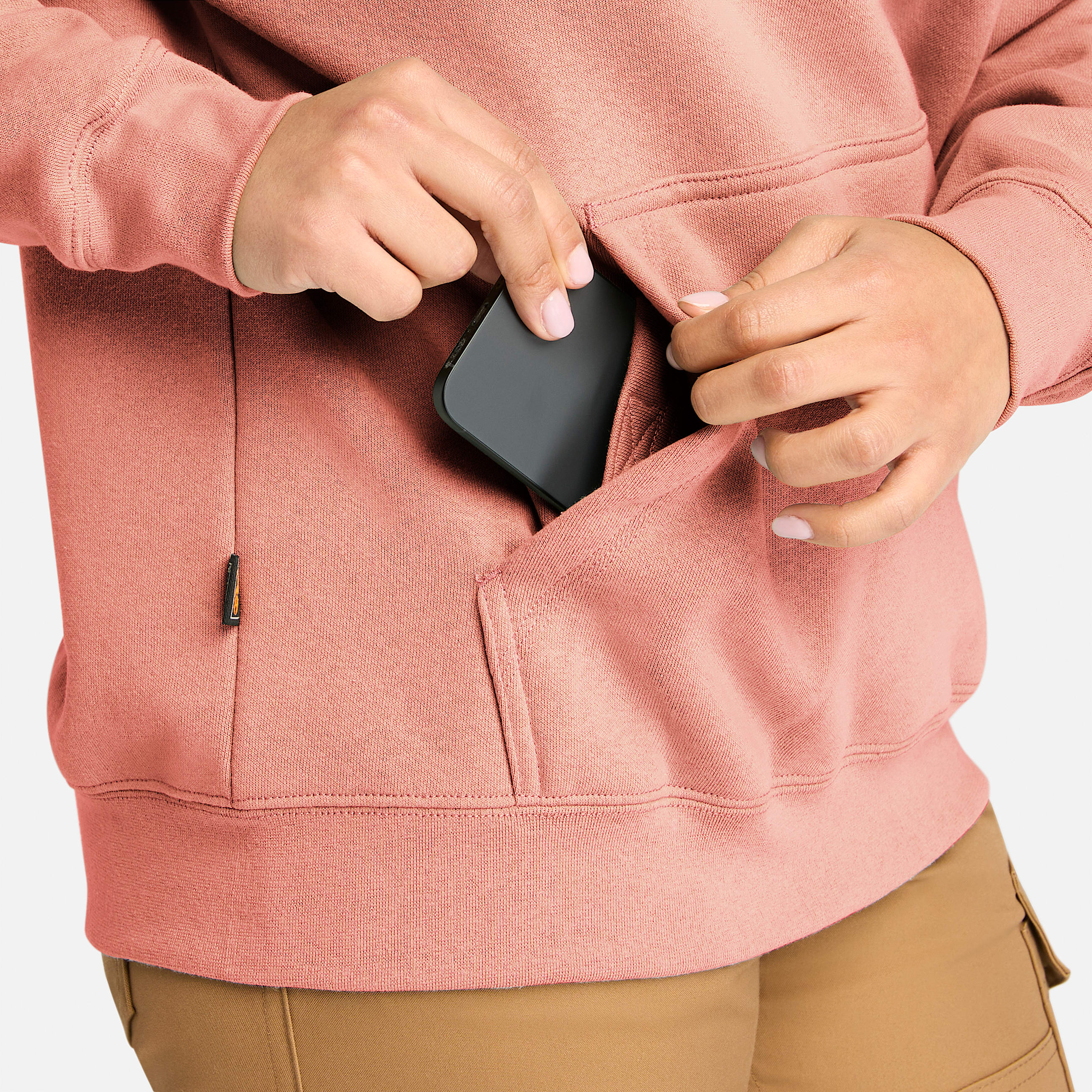 Womens Timberland PRO Hood Honcho Sport Hoodie TBL Terra Cotta ALT3